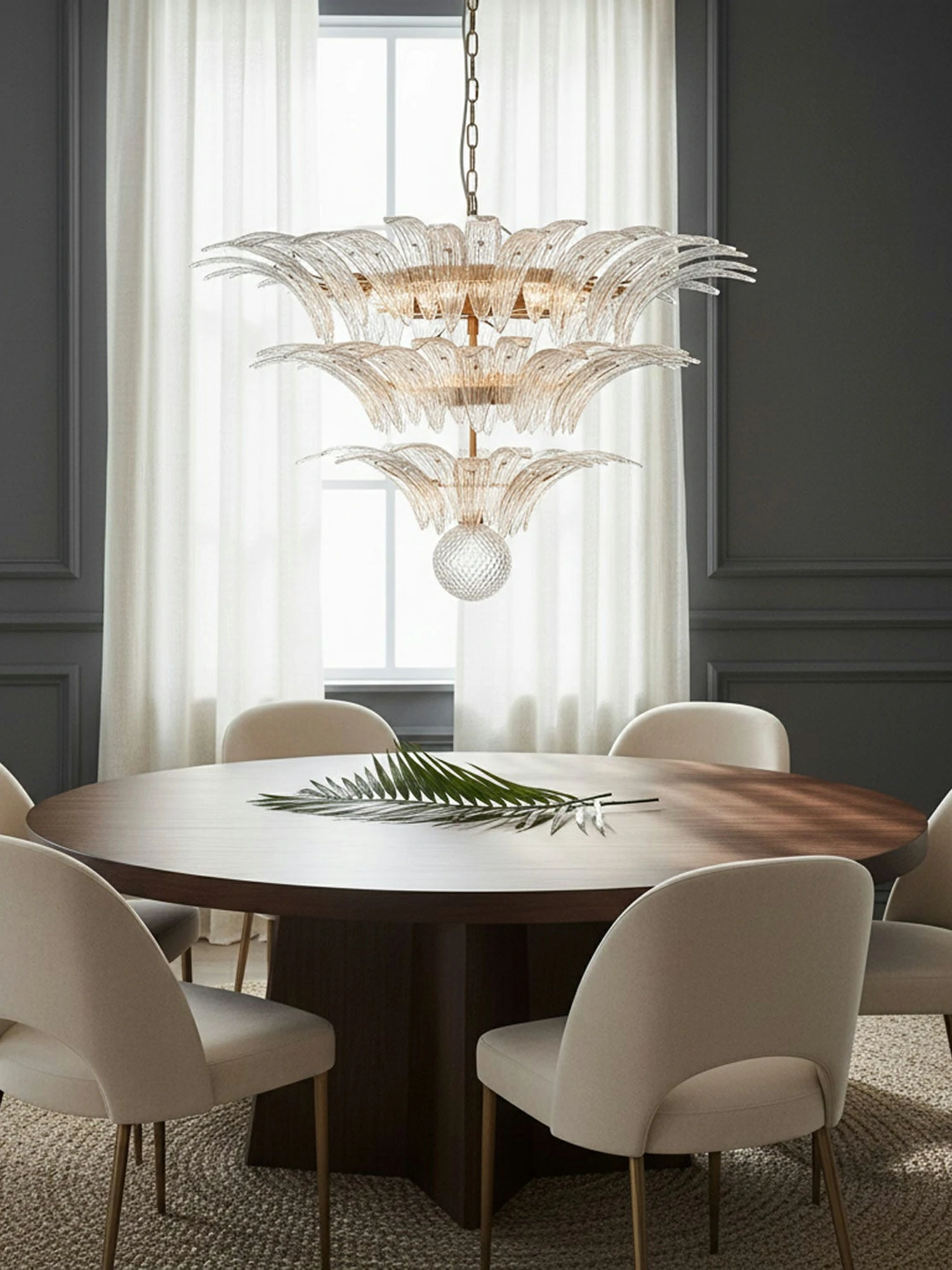 Palm Grove Murano Chandelier - Image 5