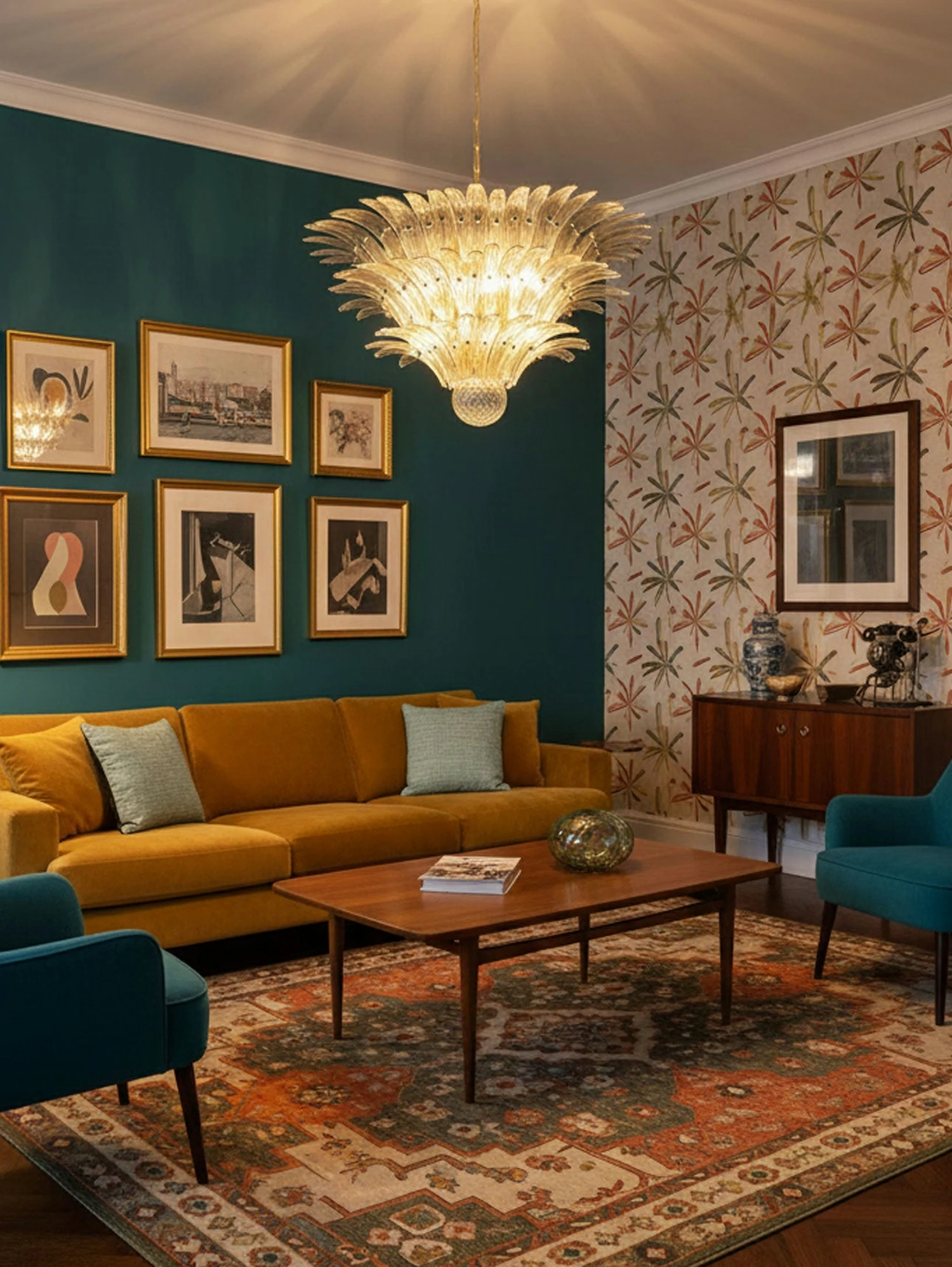 Palm Grove Murano Chandelier - Image 6