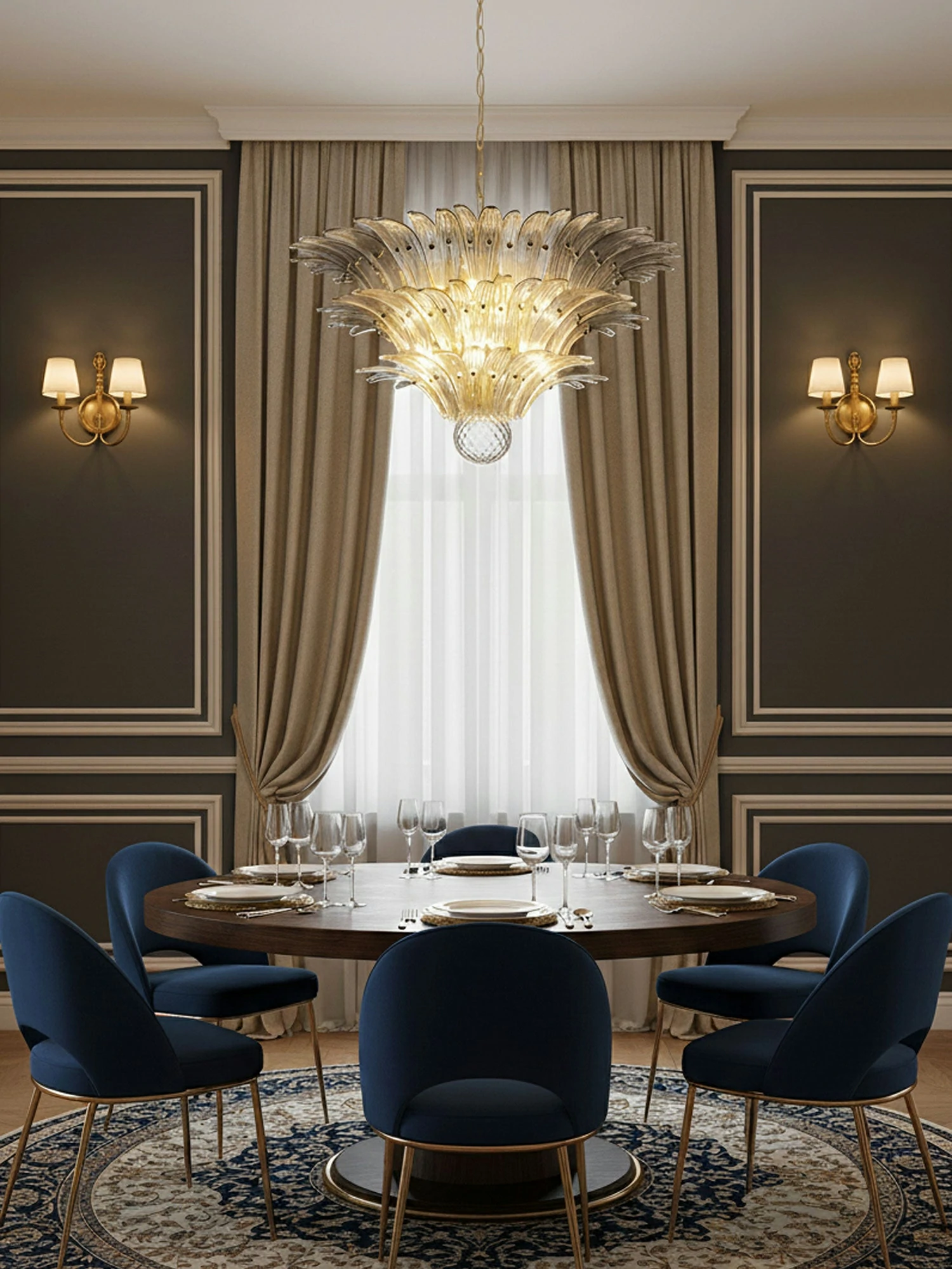 Palm Grove Murano Chandelier - Image 10