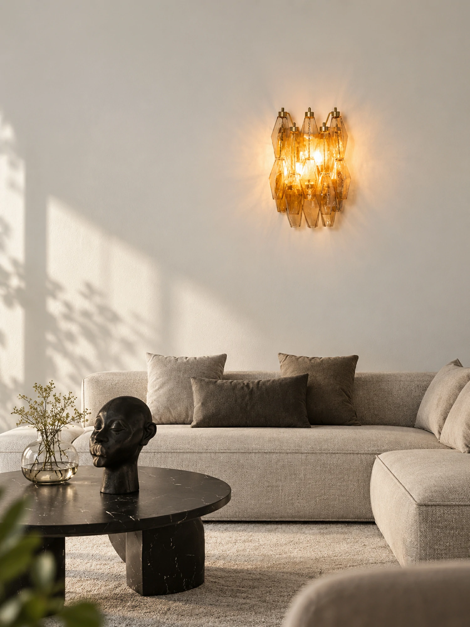 Rhombus Glass Wall Lamp - Image 4