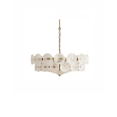 Solaris Disc Murano Chandelier