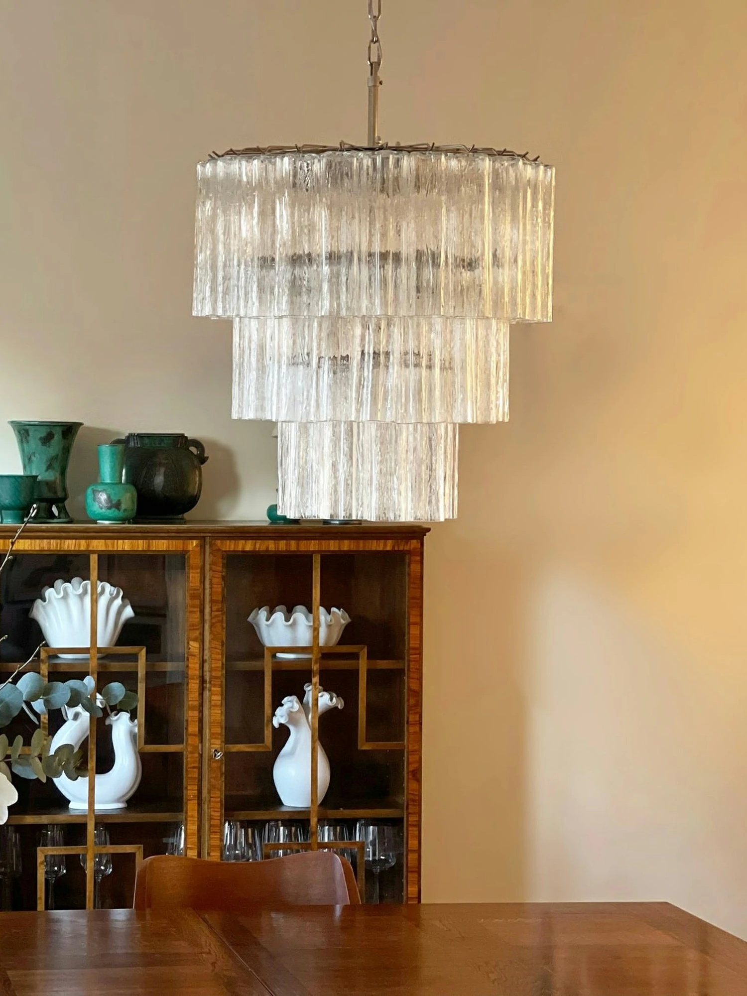 Tiered Tube Glass Chandelier - Image 7