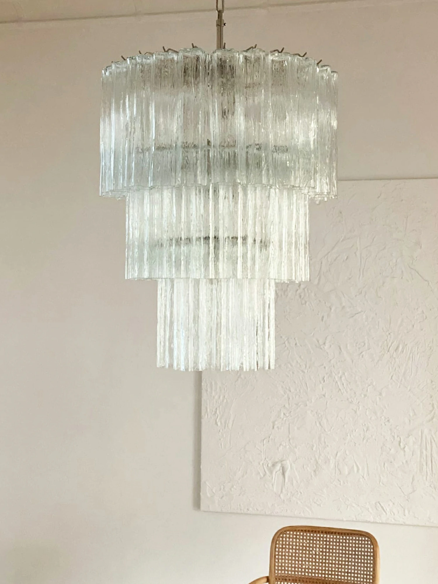 Tiered Tube Glass Chandelier - Image 10