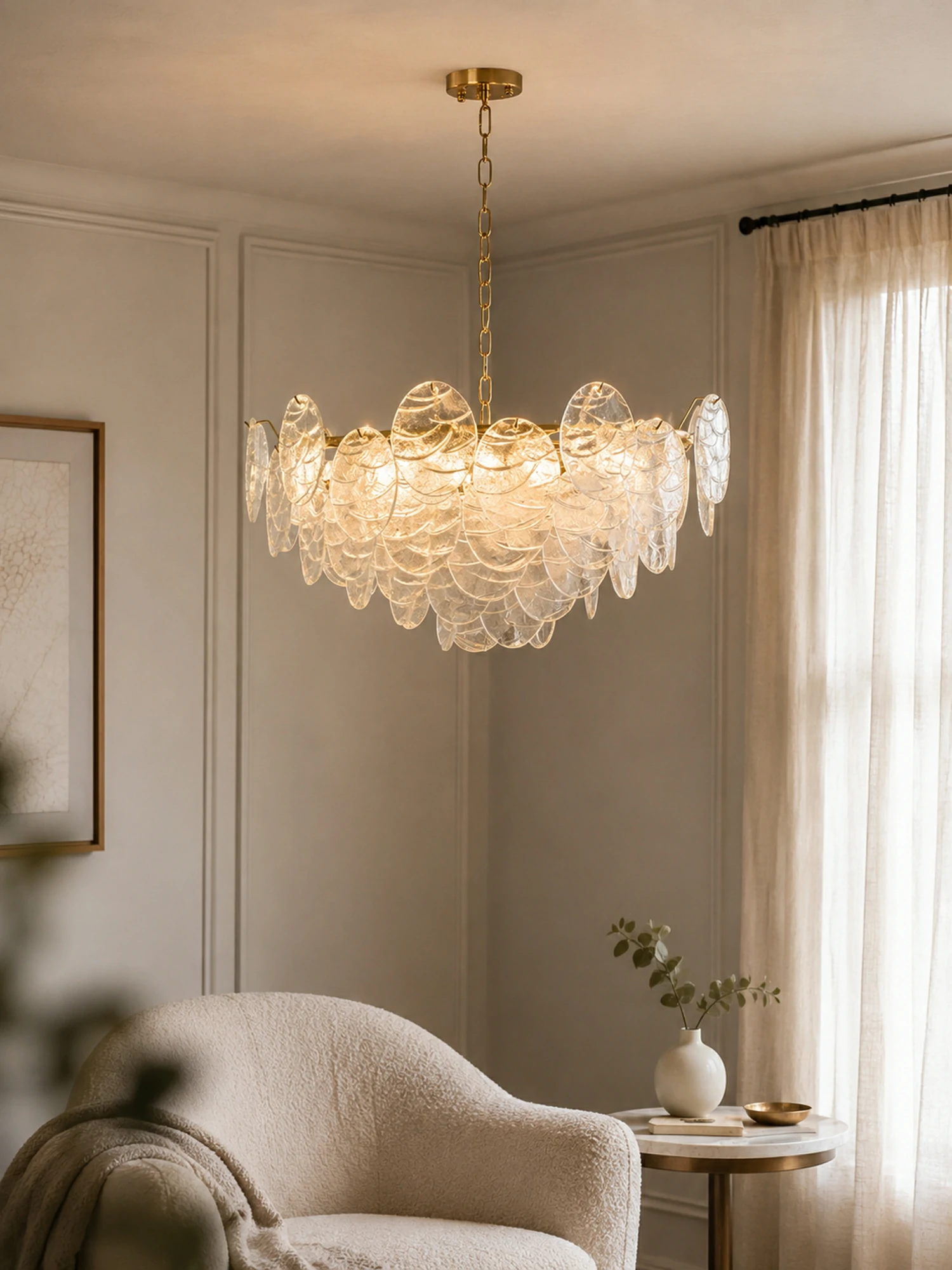 Victorian Disc Chandelier - Image 3