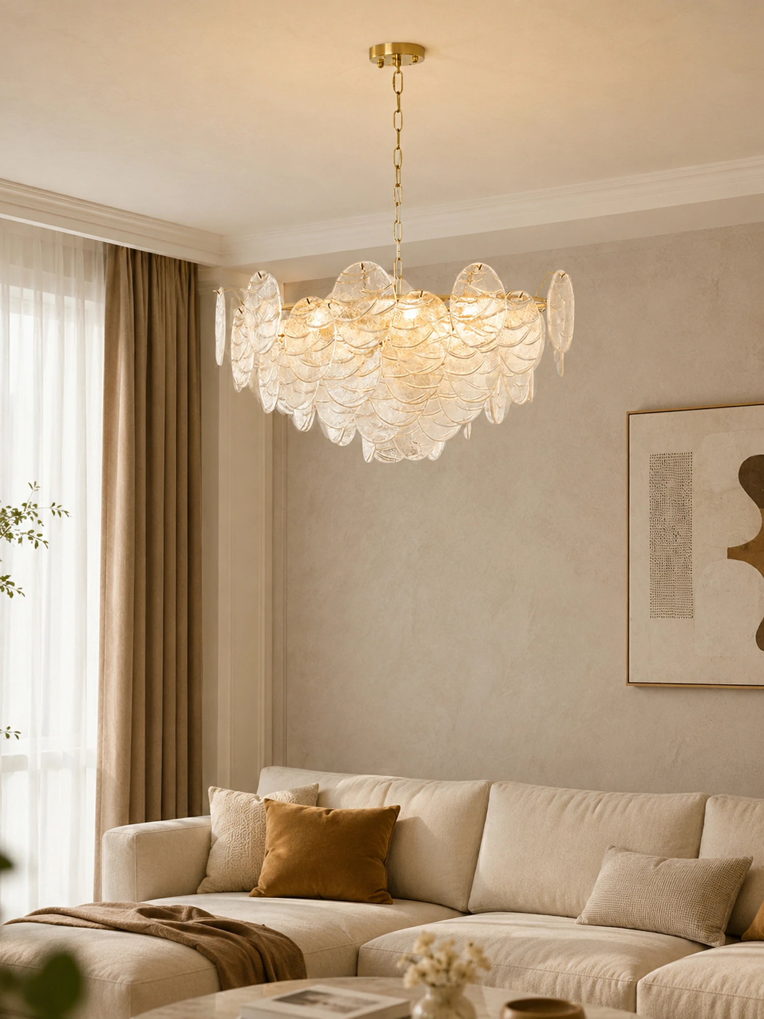 Victorian Disc Chandelier - Image 2