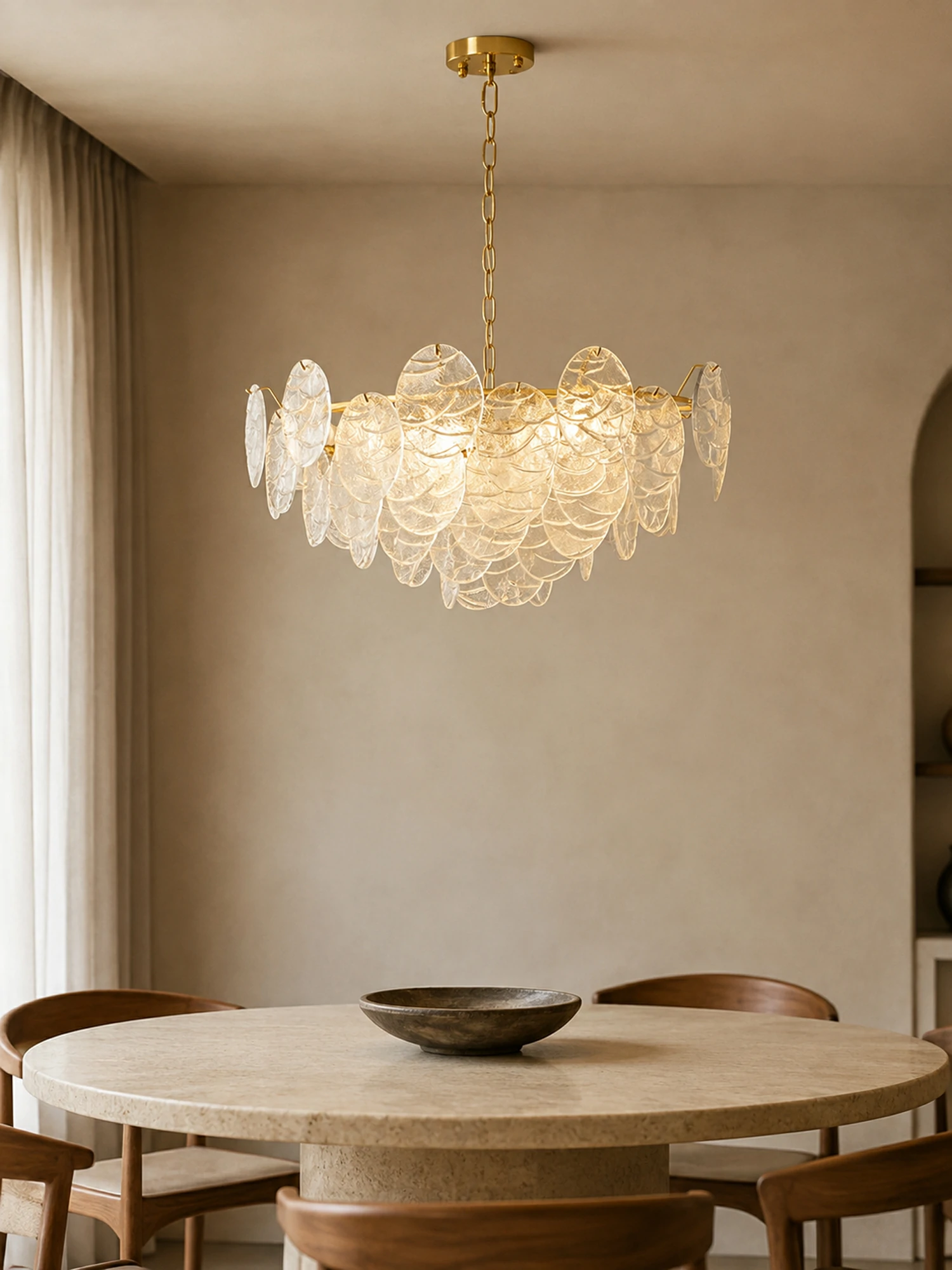 Victorian Disc Chandelier - Image 4