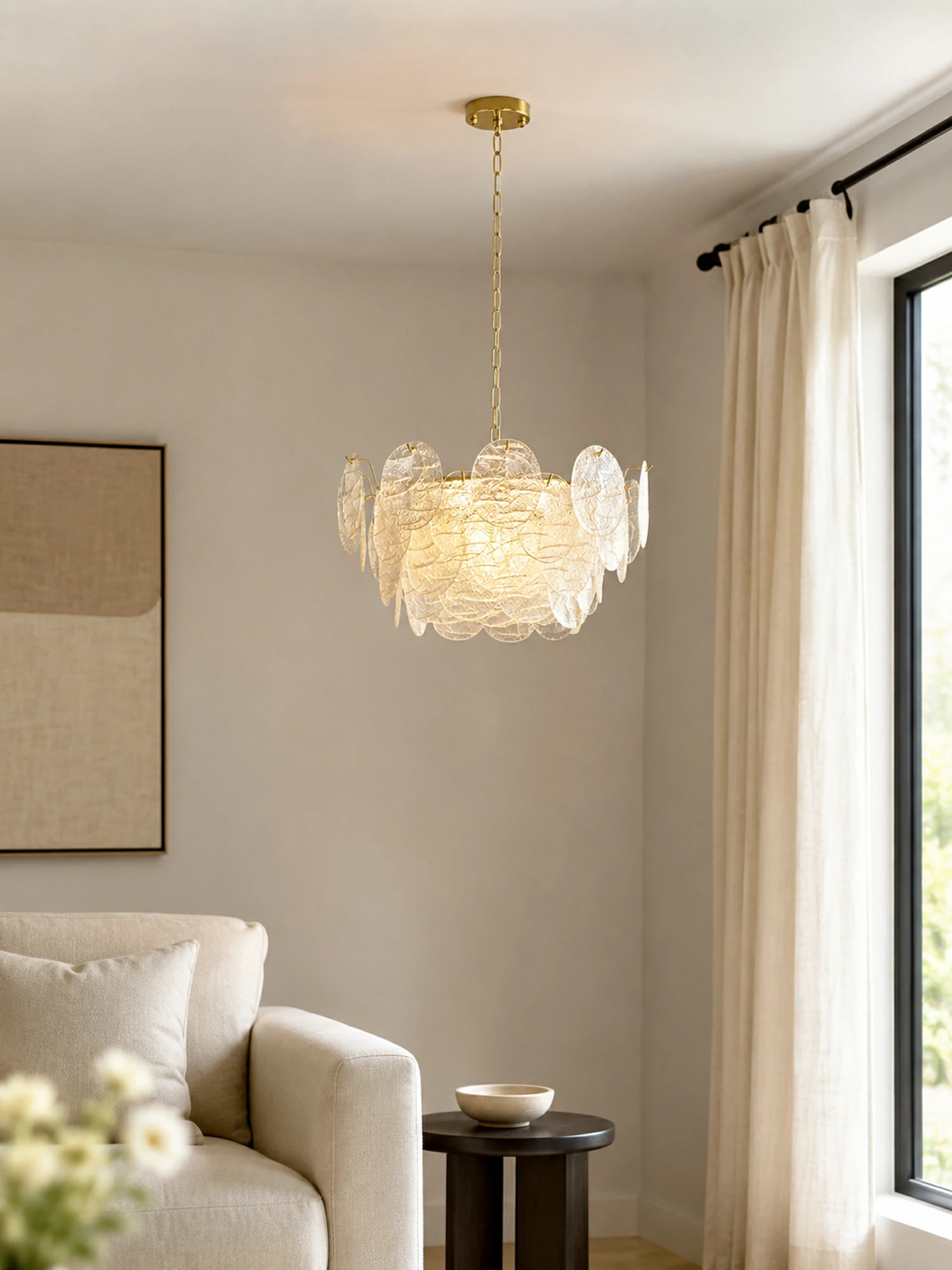 Victorian Disc Chandelier - Image 14
