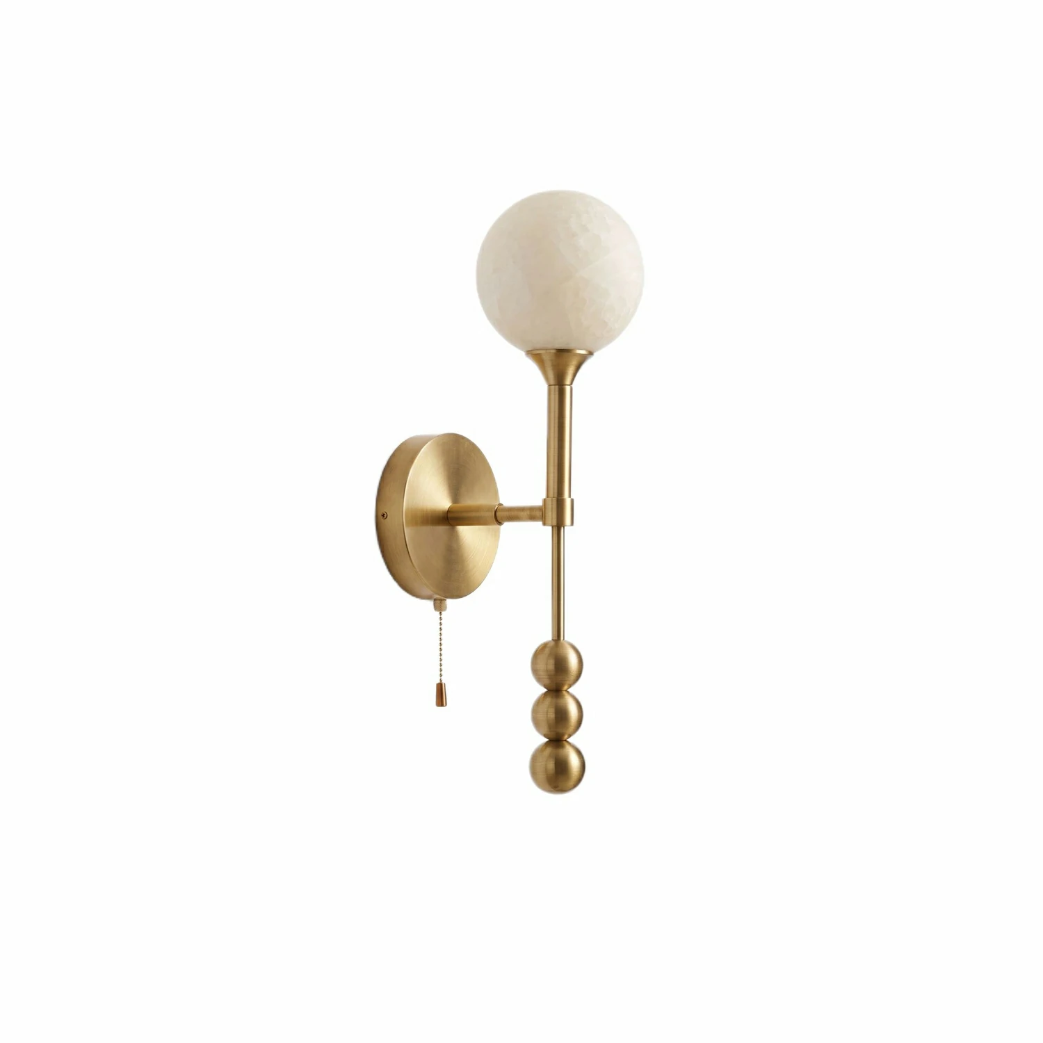 Abacus Alabaster Wall Sconce
