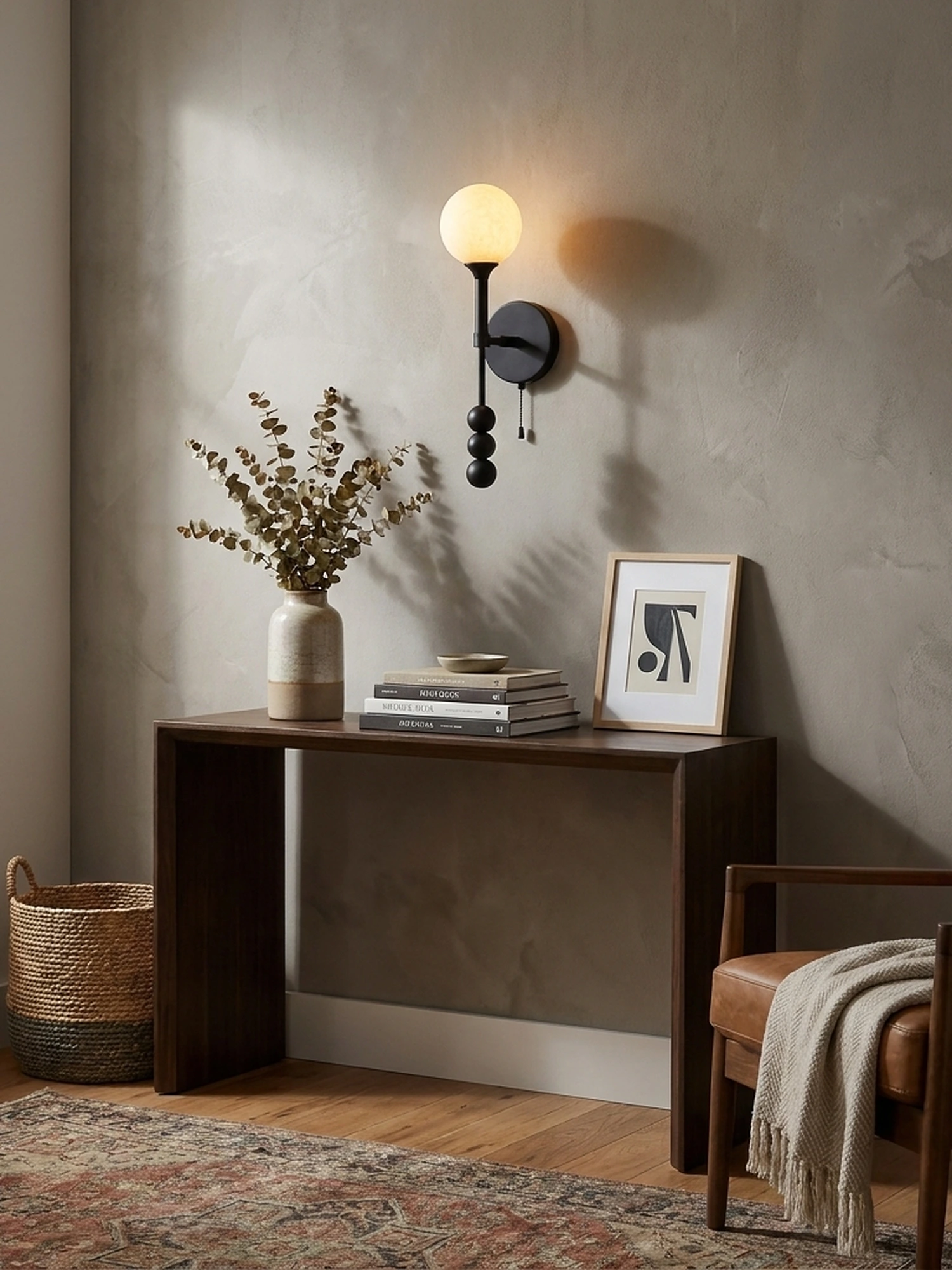 Abacus Alabaster Wall Sconce - Image 6