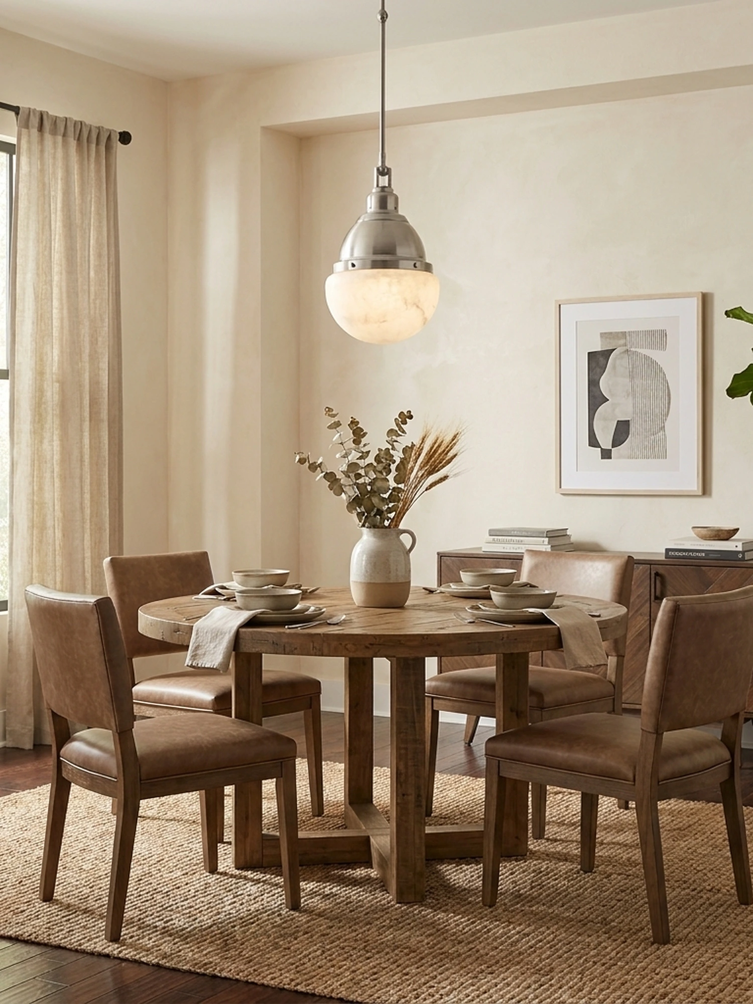 Acorn Alabaster Pendant Lamp - Image 4