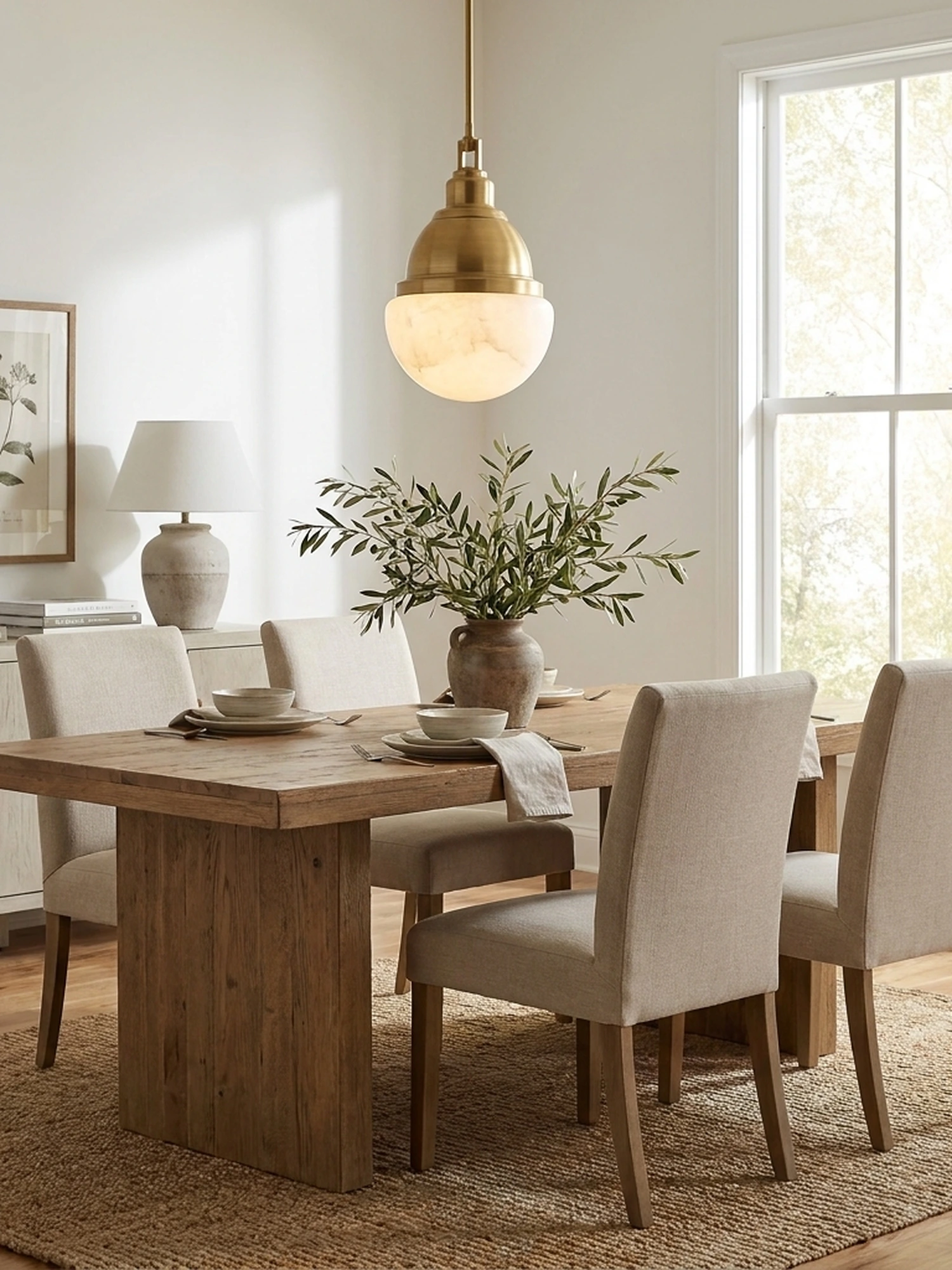Acorn Alabaster Pendant Lamp - Image 6