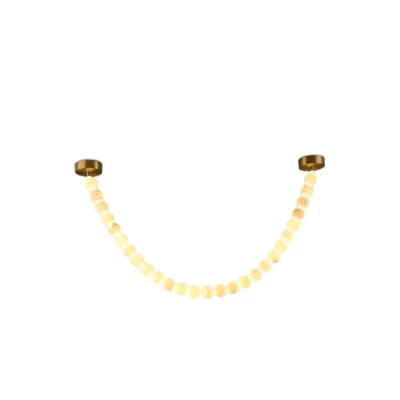 Alabaster Pearl Necklace Chandelier