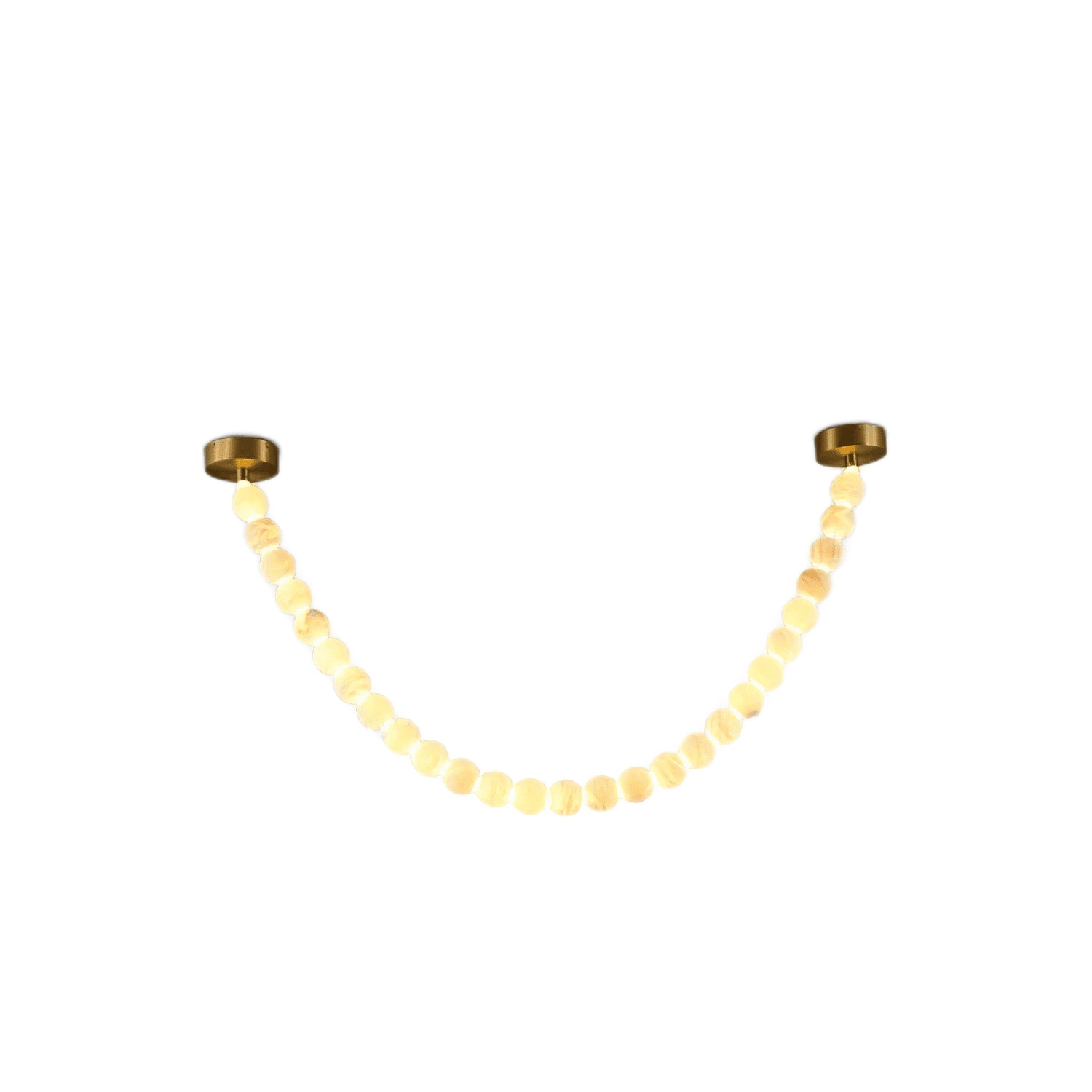 Alabaster Pearl Necklace Chandelier