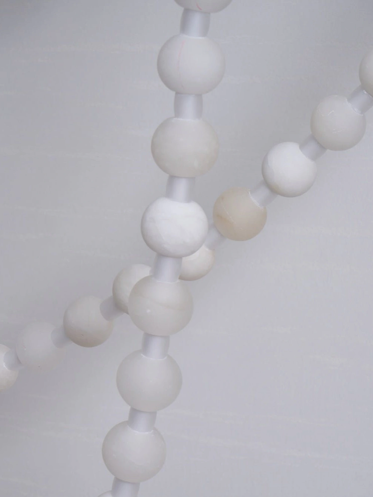Alabaster Pearl Necklace Chandelier - Image 16