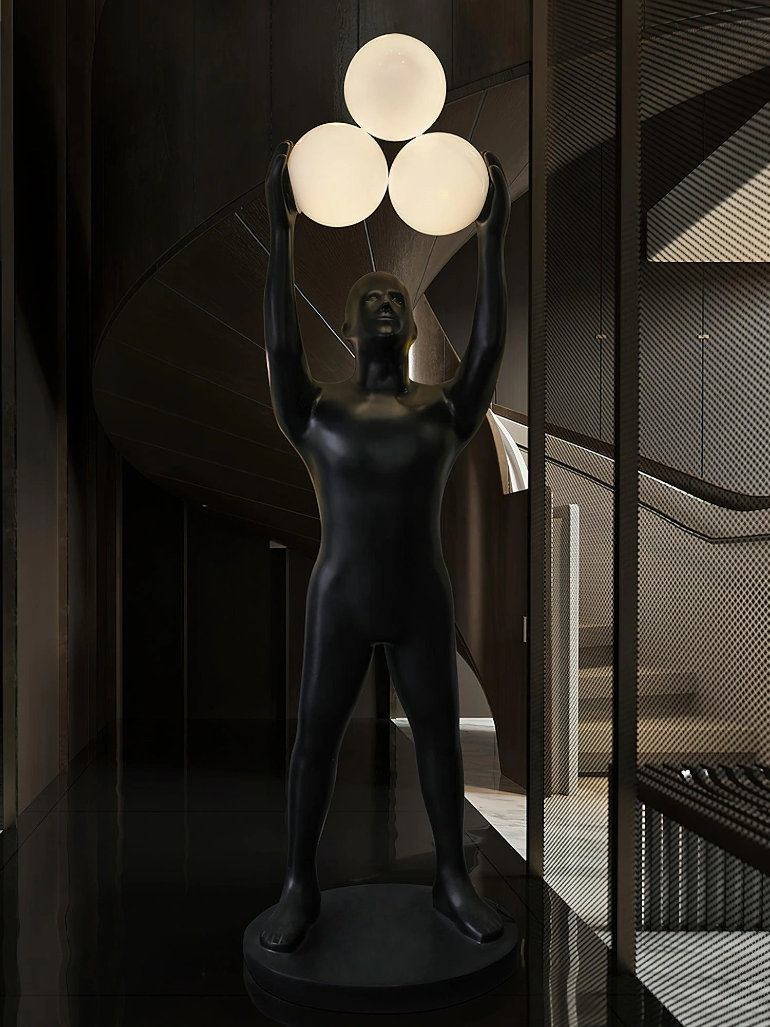 Anissa Sculpture Floor Lamp - Image 2
