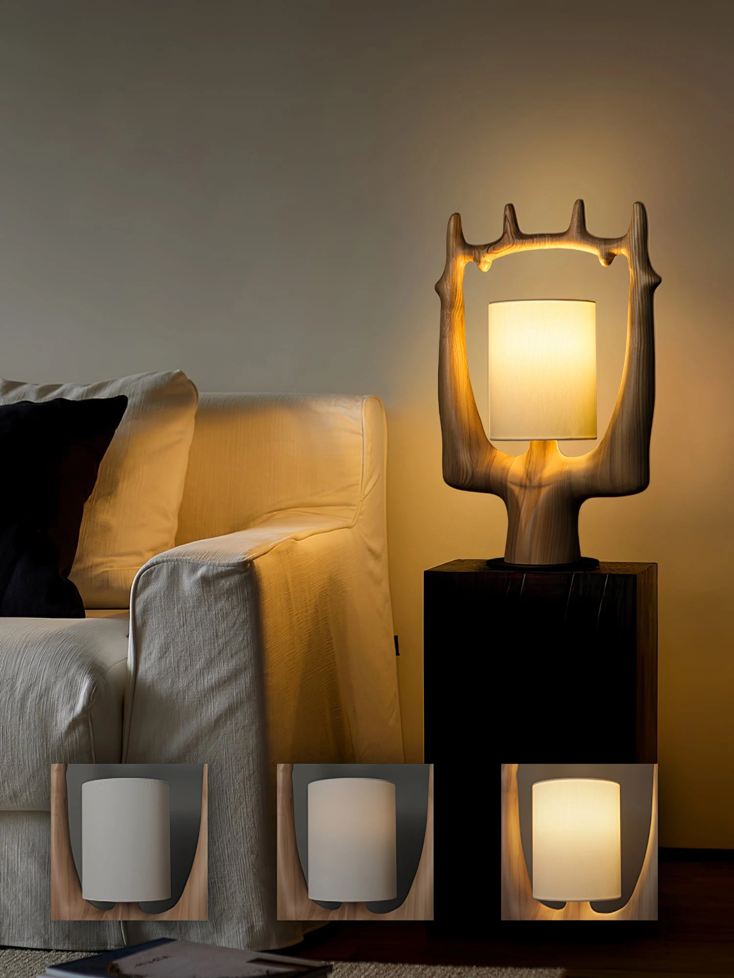 Antler Ring Table Lamp - Image 12