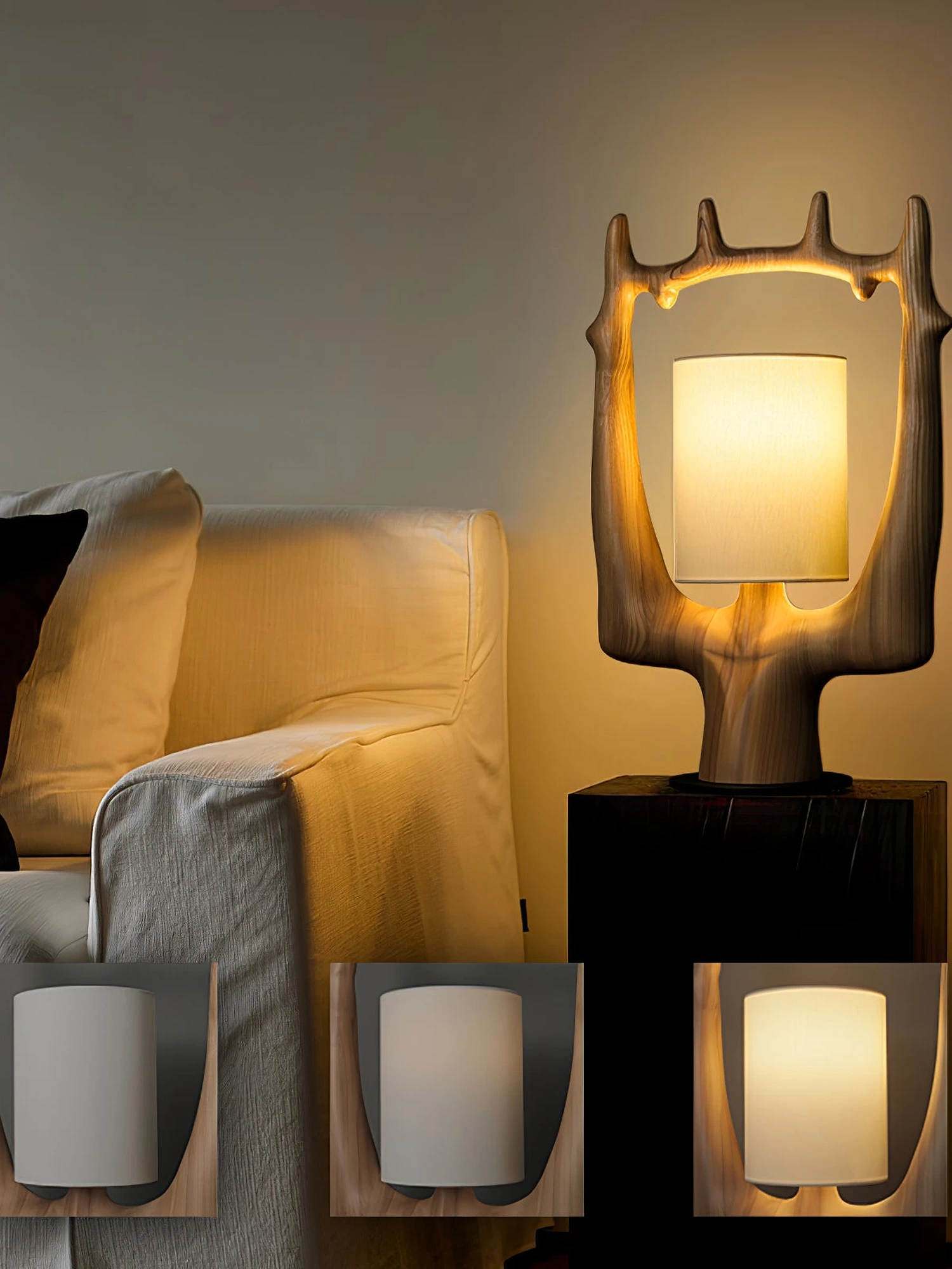 Antler Ring Table Lamp - Image 13