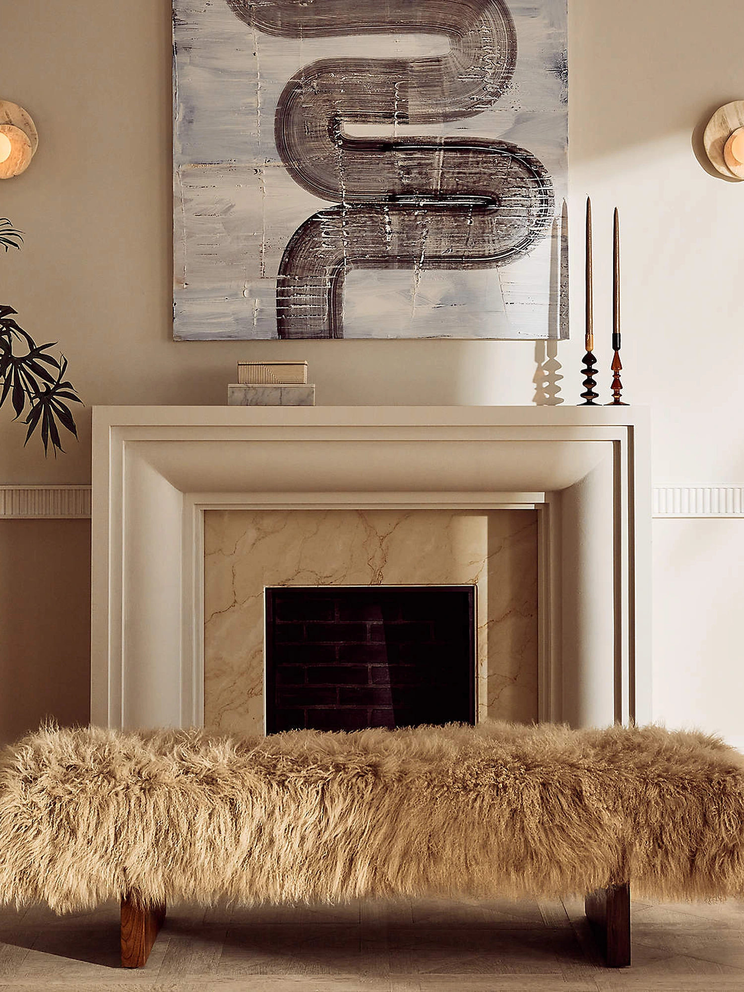 Astr Stone Wall Sconce - Image 6