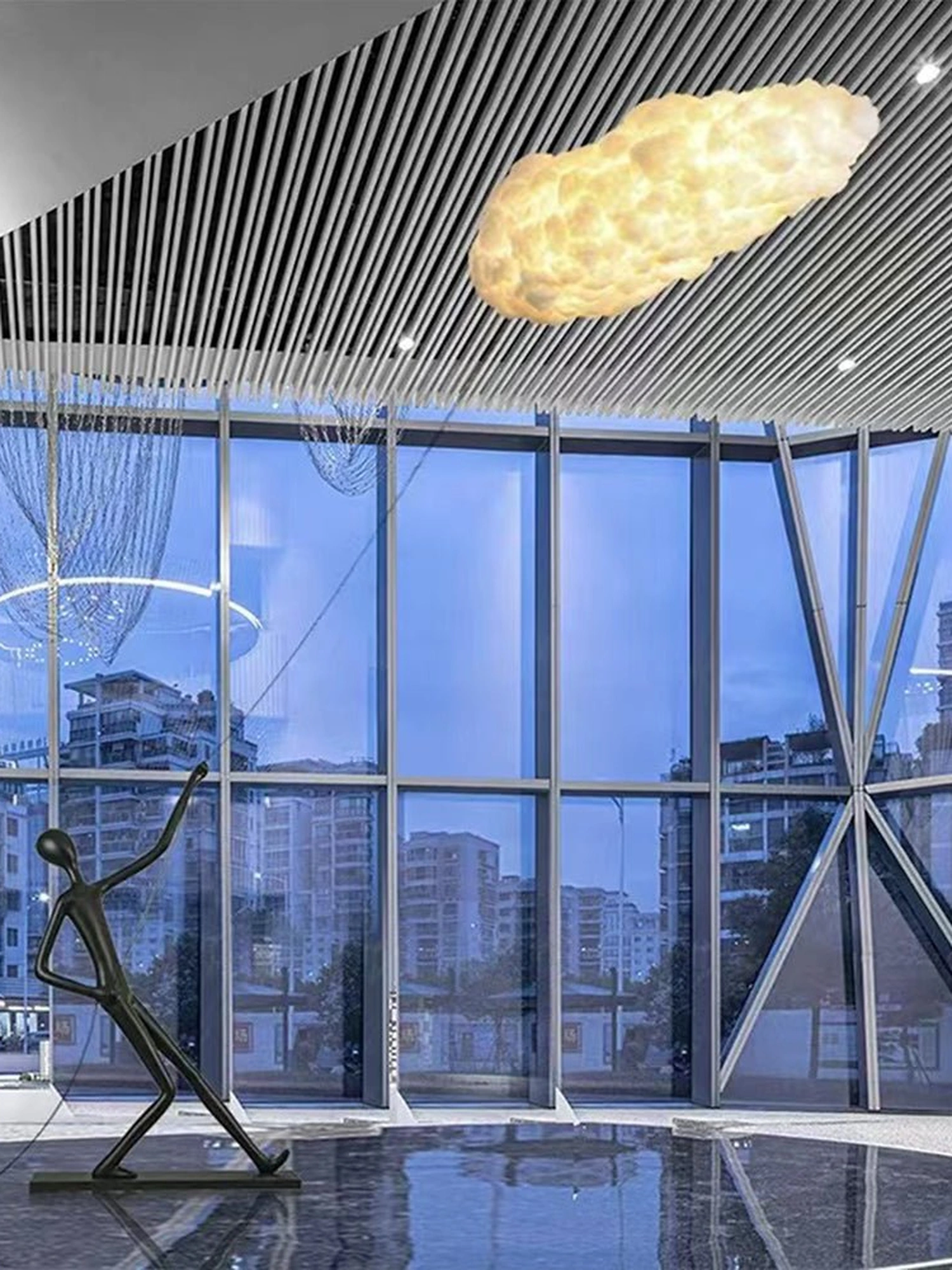 Atlas Cloud Sculpture Floor Lamp - Image 5