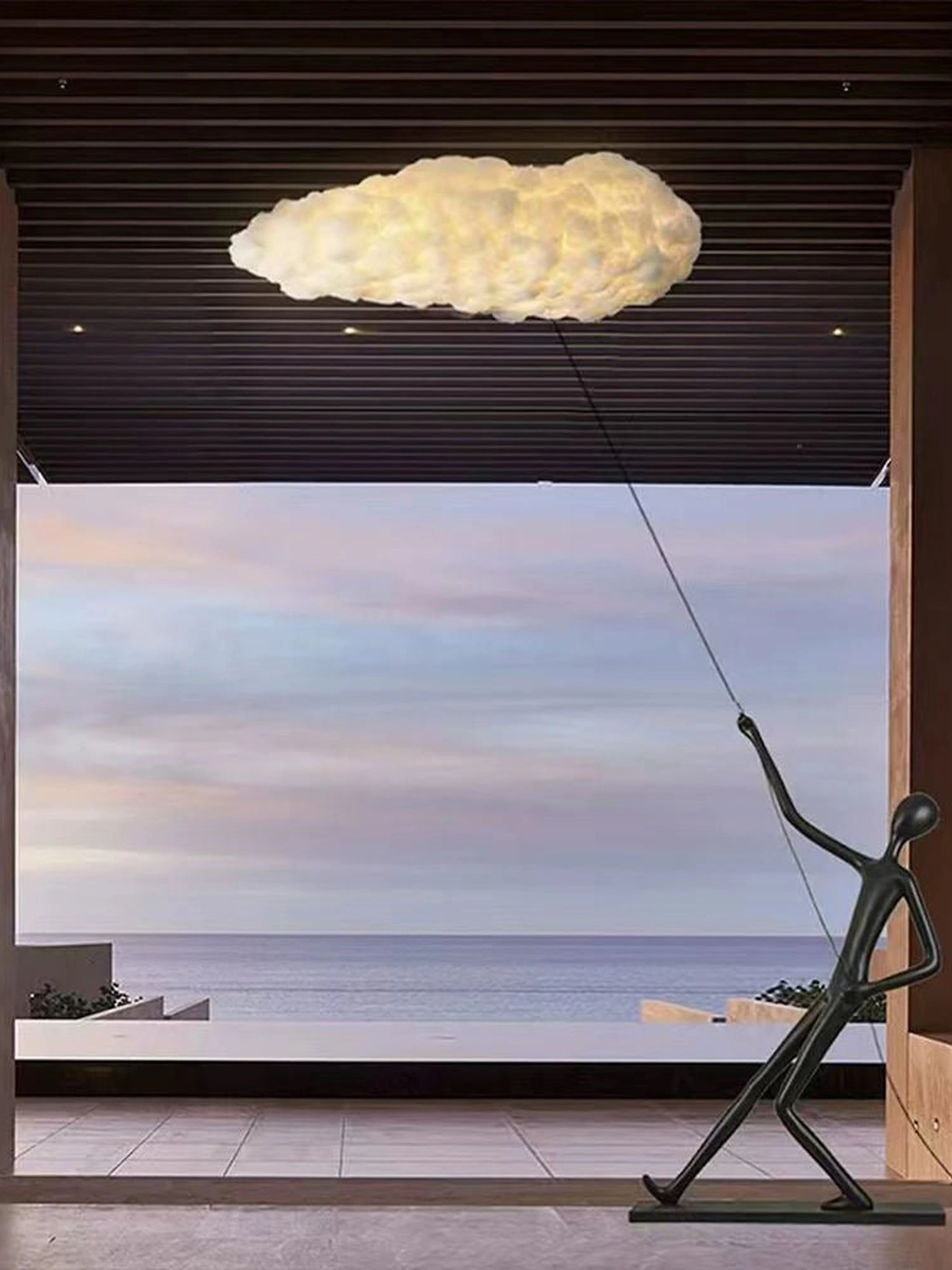 Atlas Cloud Sculpture Floor Lamp - Image 6