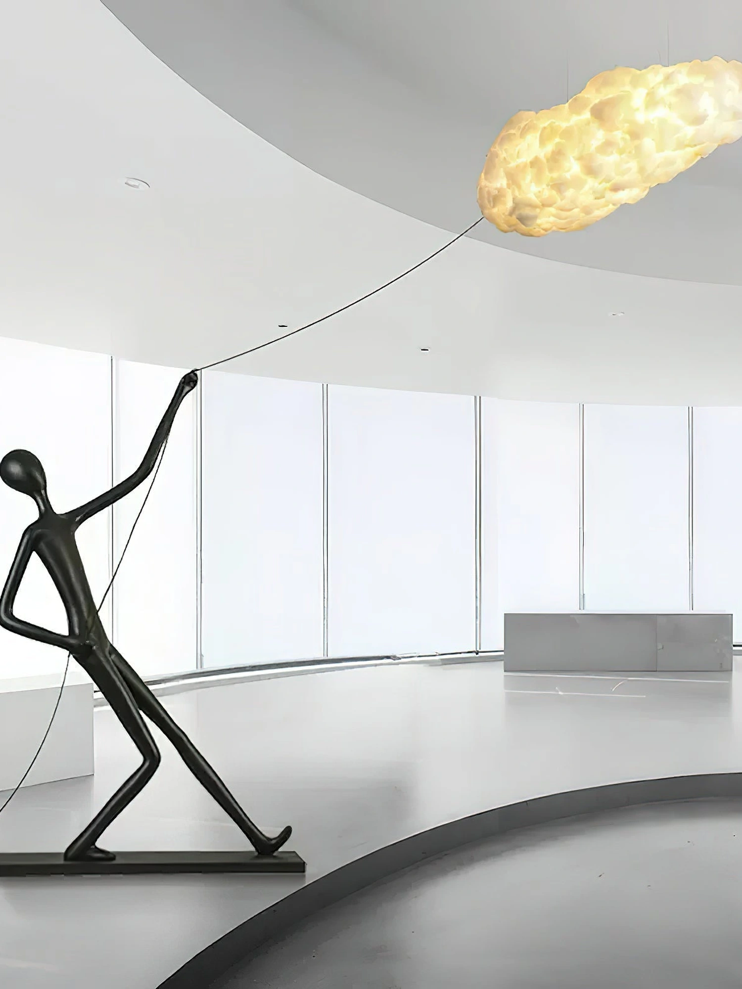 Atlas Cloud Sculpture Floor Lamp - Image 3