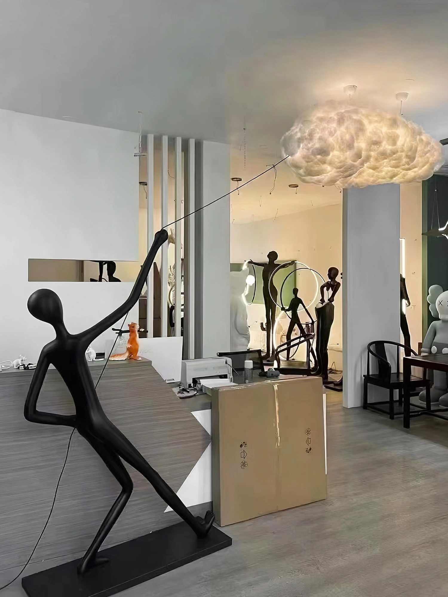 Atlas Cloud Sculpture Floor Lamp - Image 4
