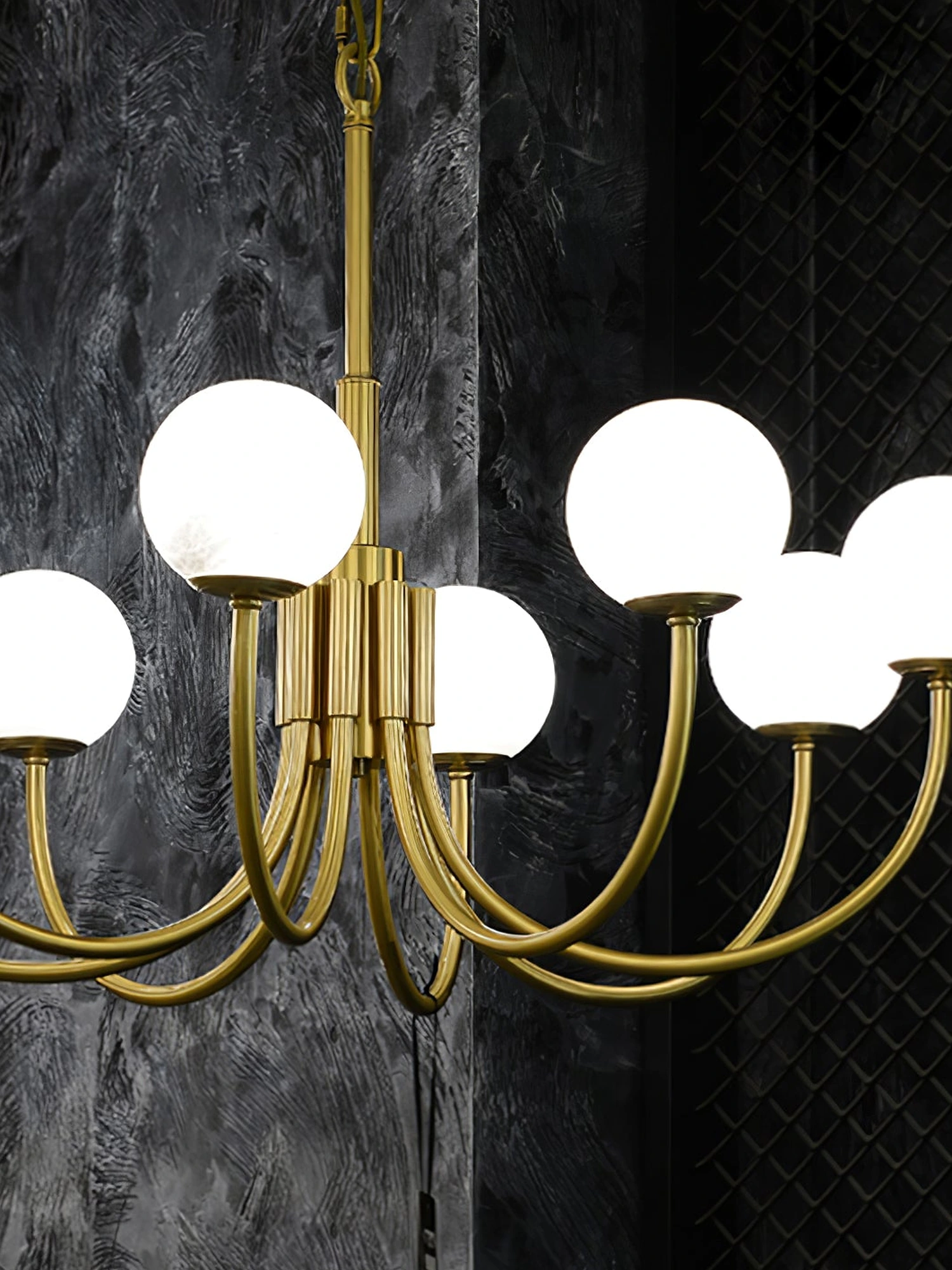 Aurelian Alabaster Globe Chandelier - Image 18