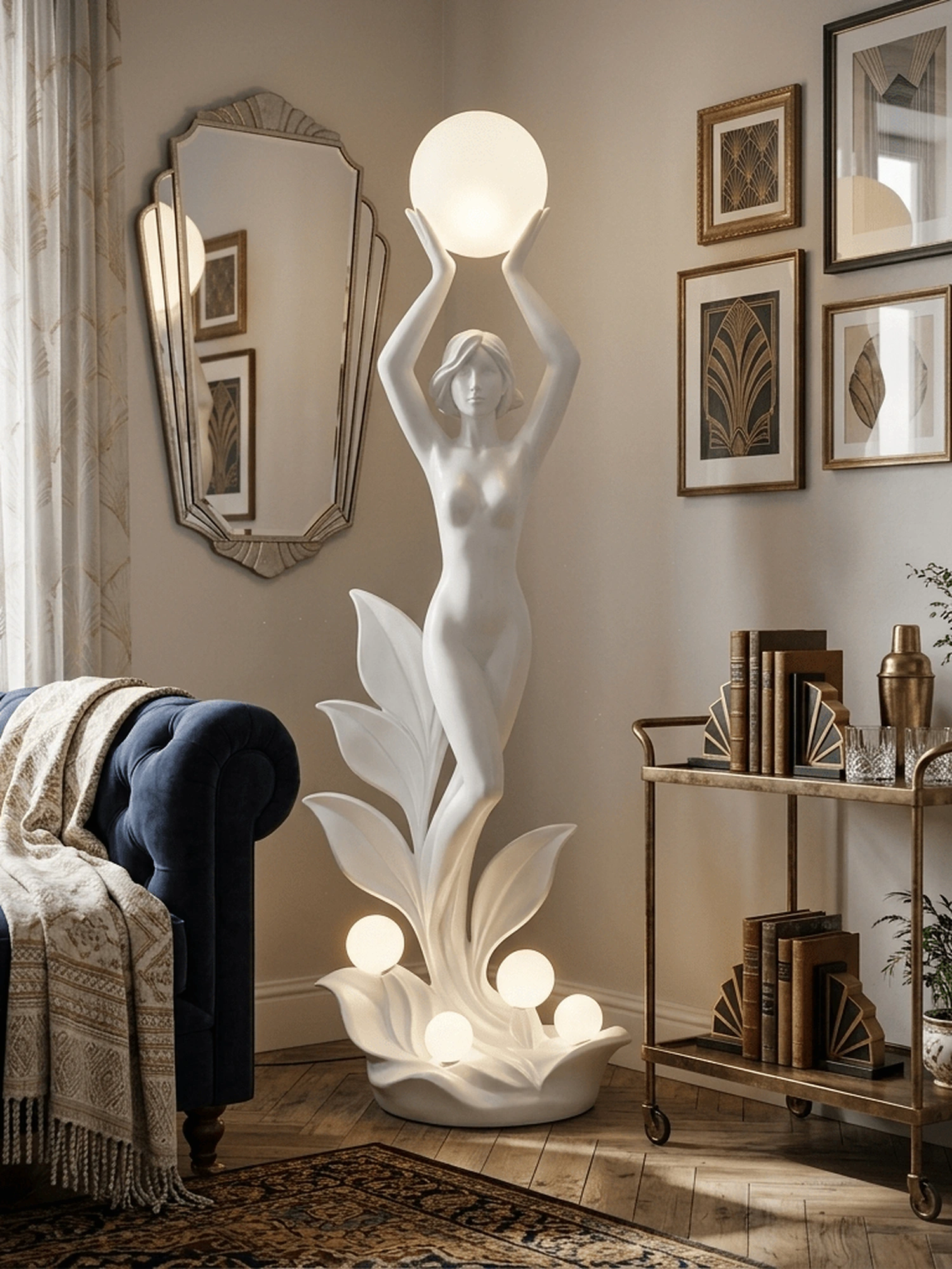 Aurora Muse Sculptural Floor Lamp - Image 2