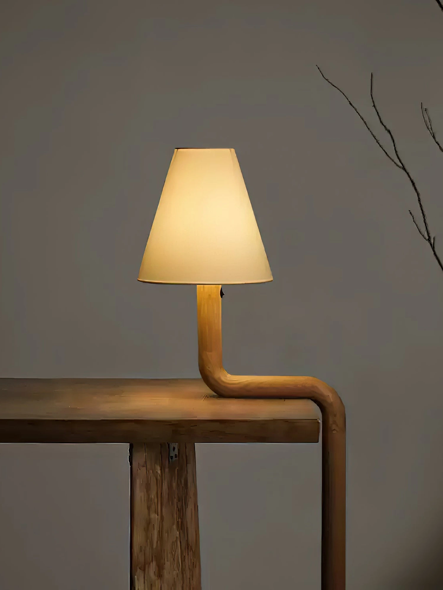 Bend Wood Table Lamp - Image 14