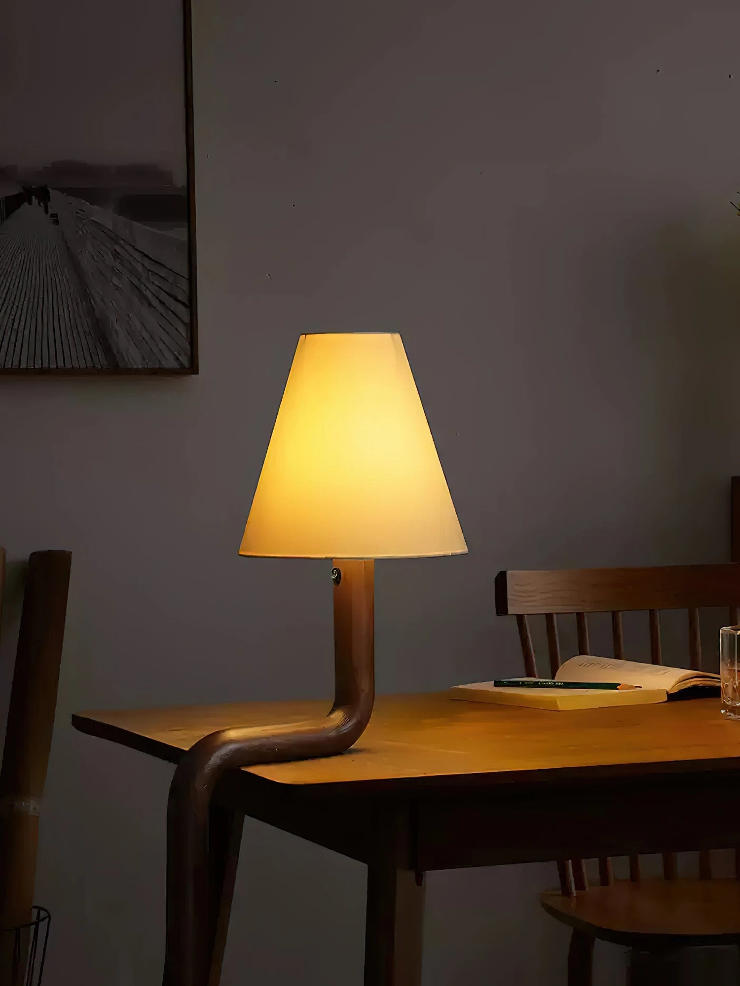 Bend Wood Table Lamp - Image 15