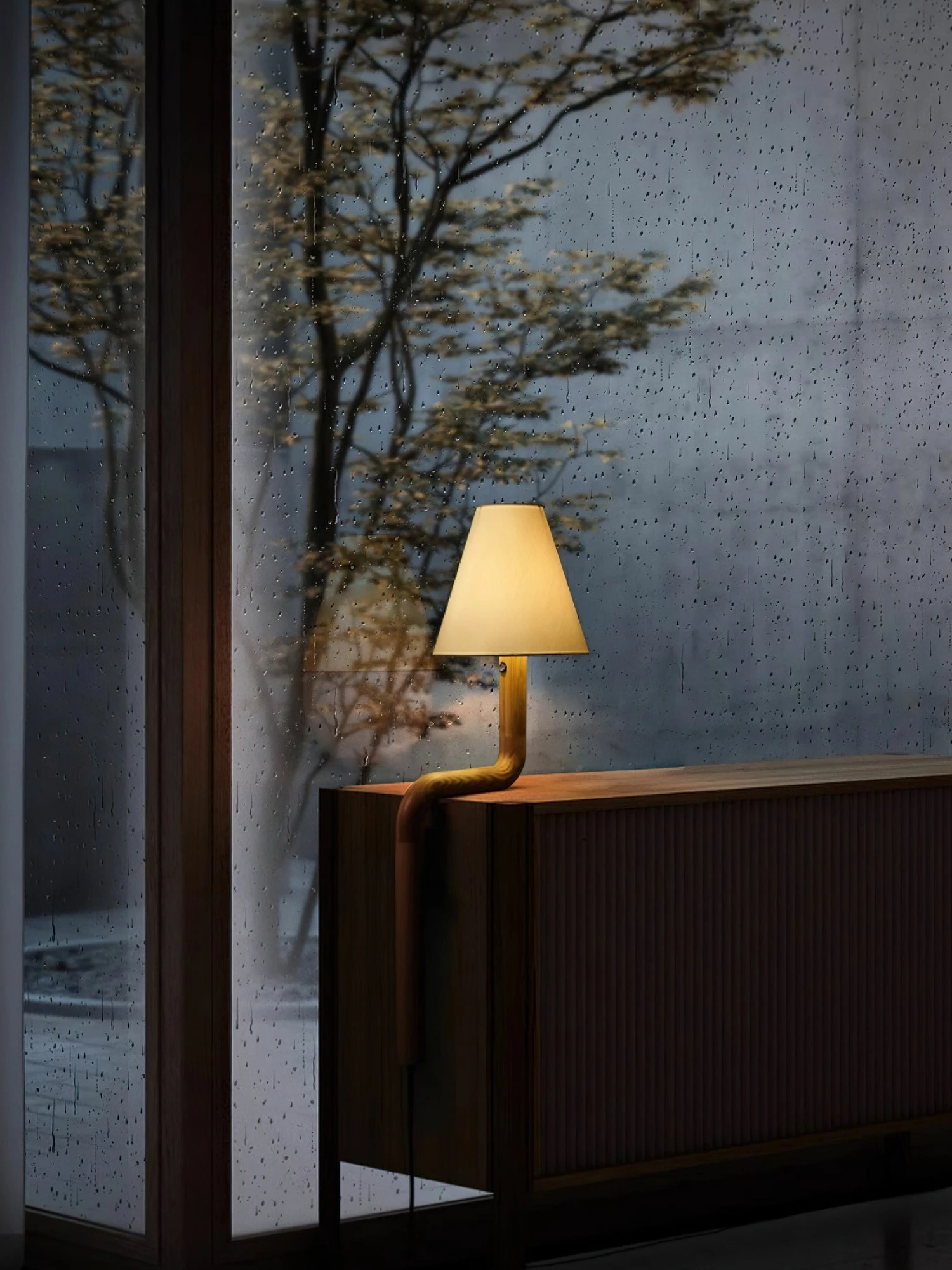 Bend Wood Table Lamp - Image 10