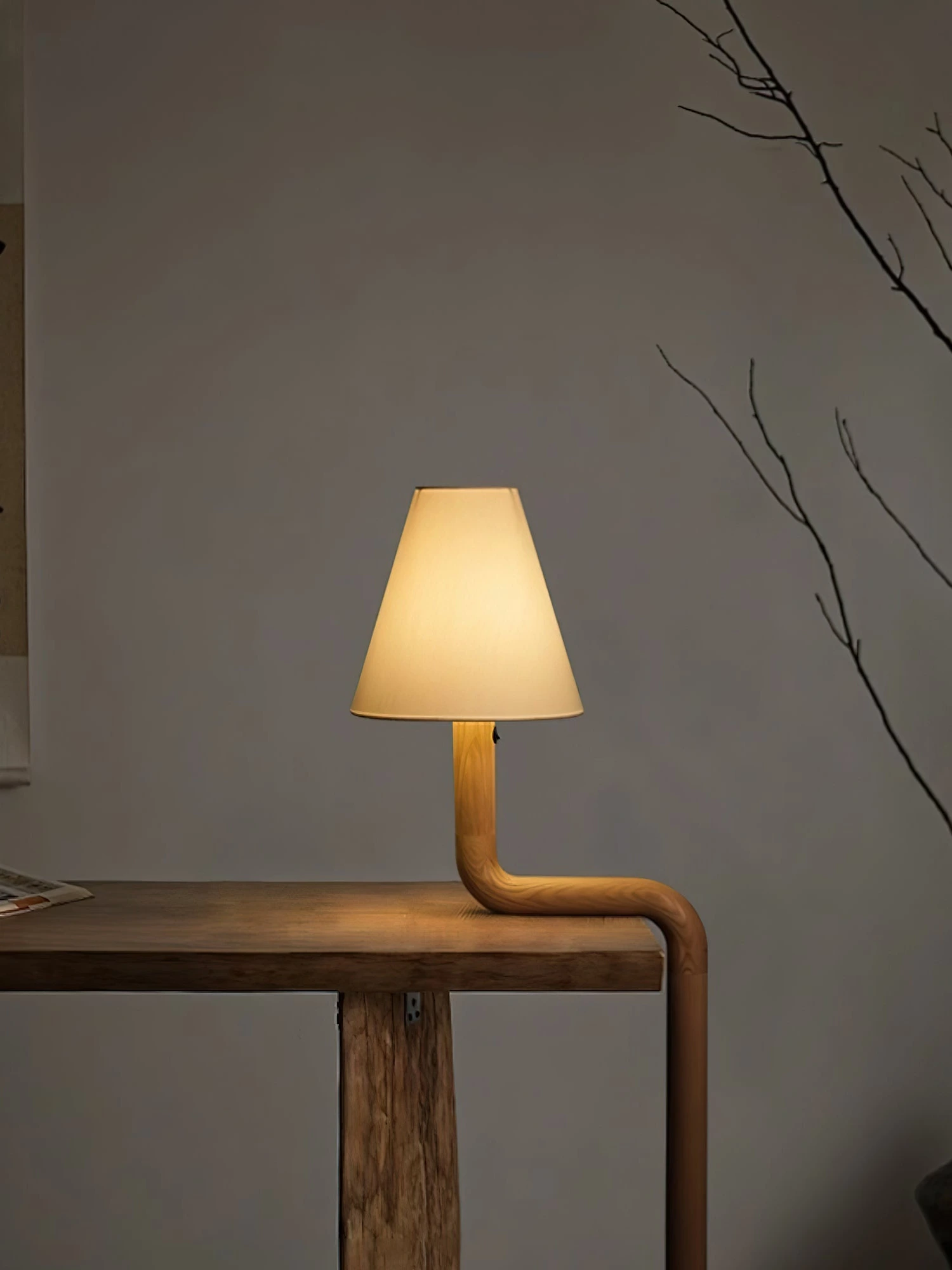 Bend Wood Table Lamp - Image 12