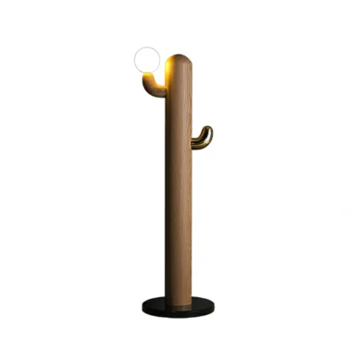 Cactus Wood Floor Lamp