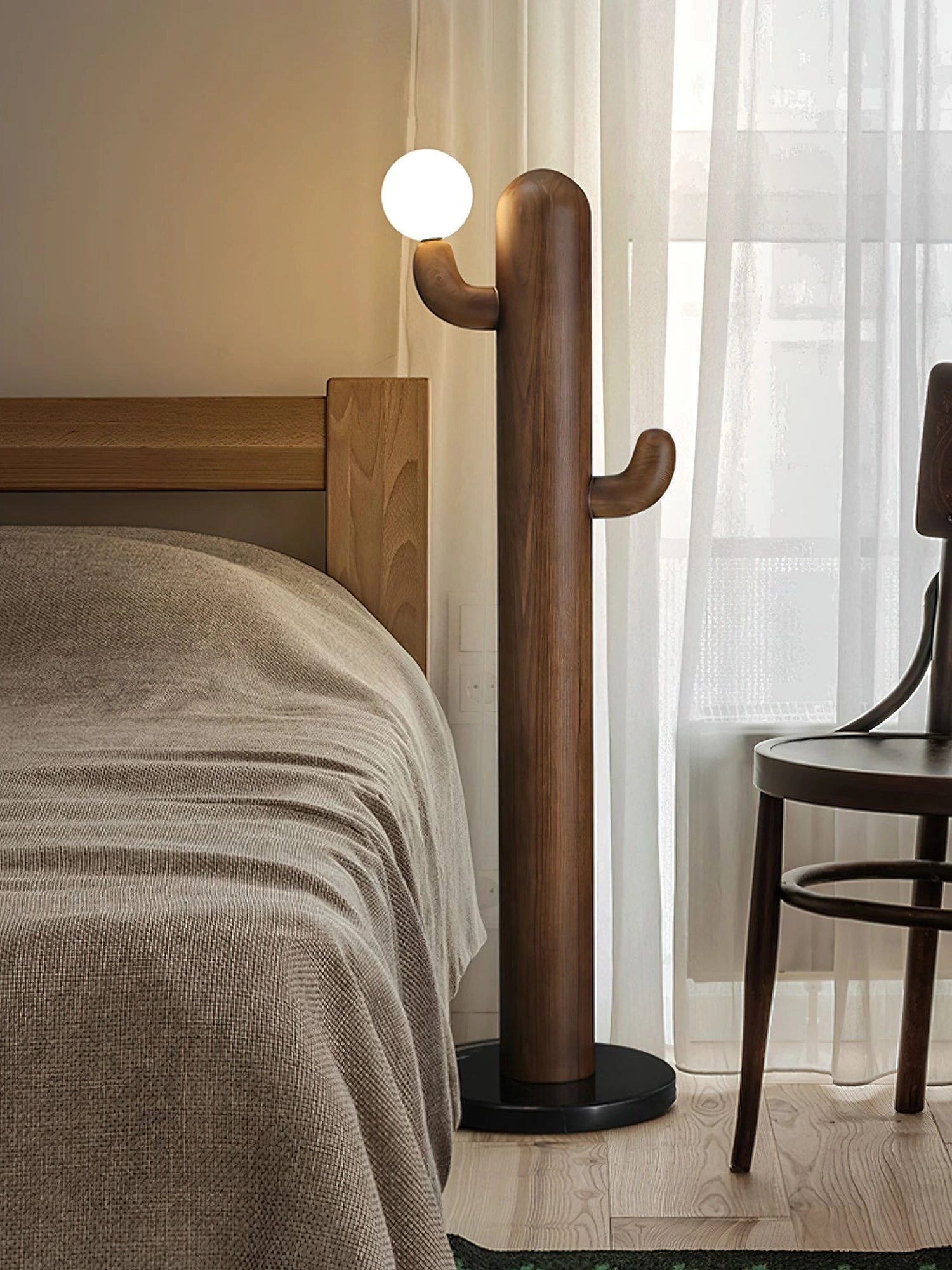 Cactus Wood Floor Lamp - Image 10