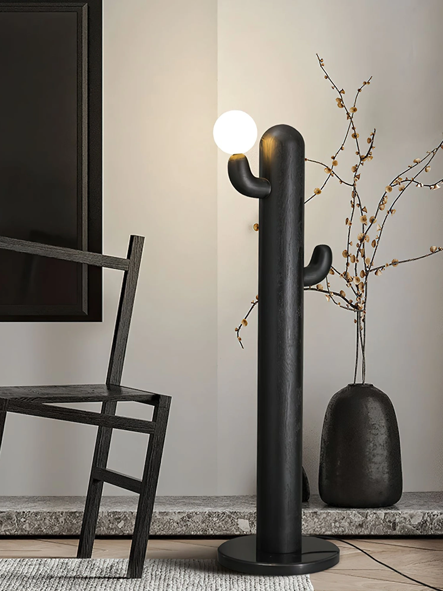Cactus Wood Floor Lamp - Image 12