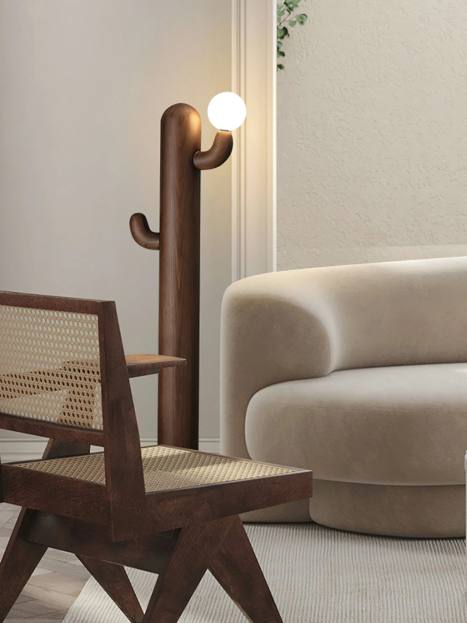 Cactus Wood Floor Lamp - Image 20