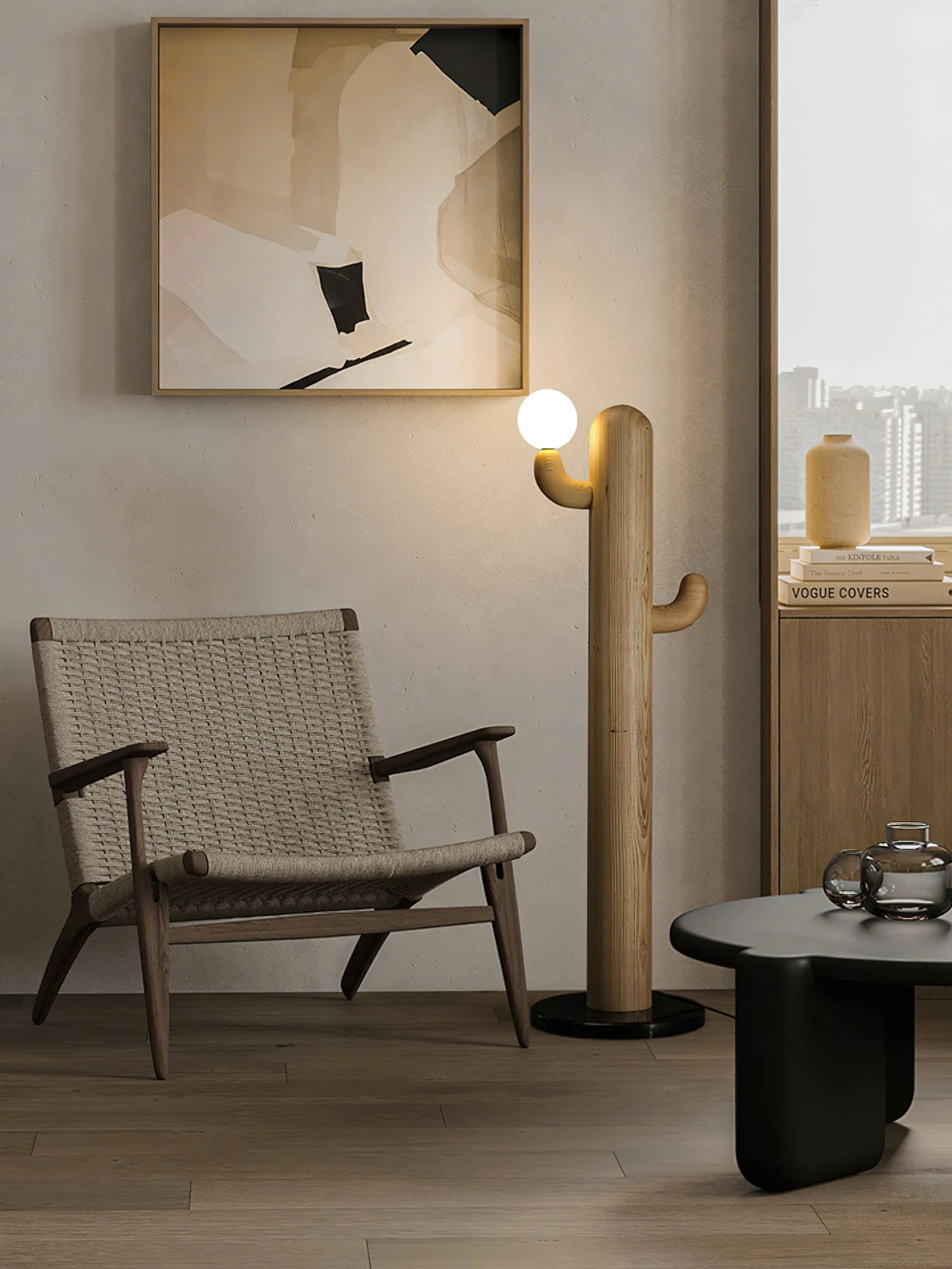 Cactus Wood Floor Lamp - Image 22