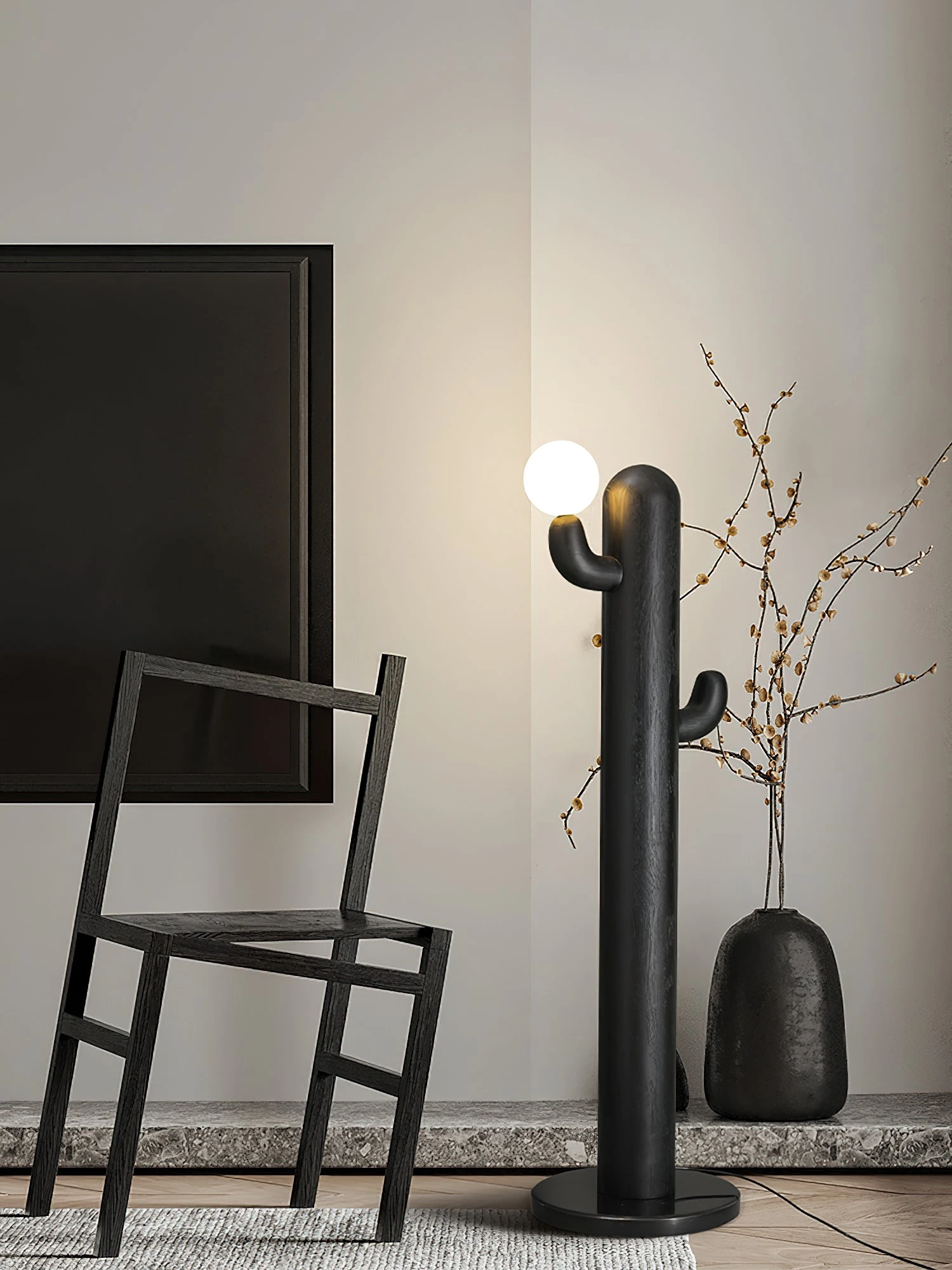 Cactus Wood Floor Lamp - Image 25