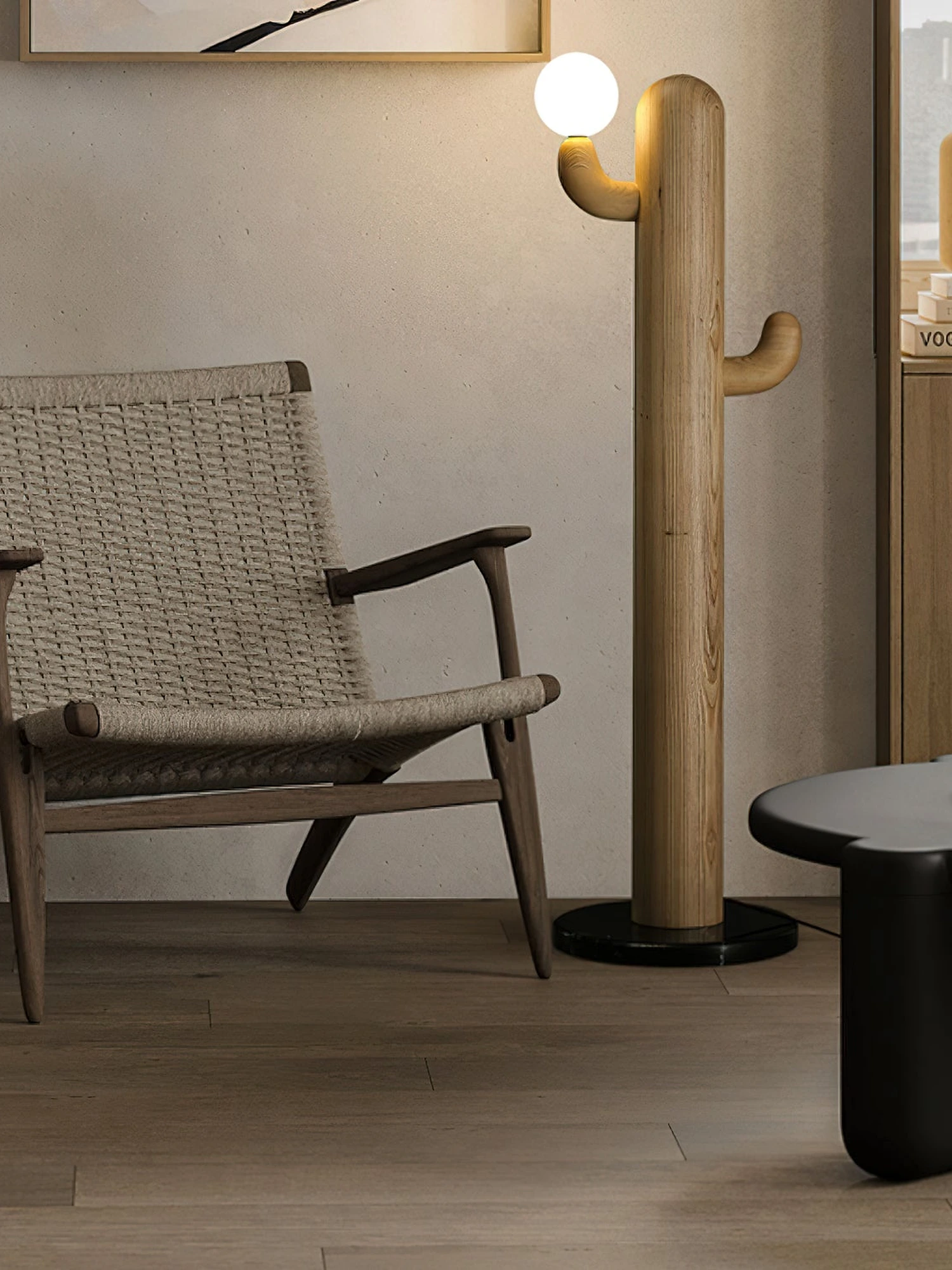 Cactus Wood Floor Lamp - Image 27