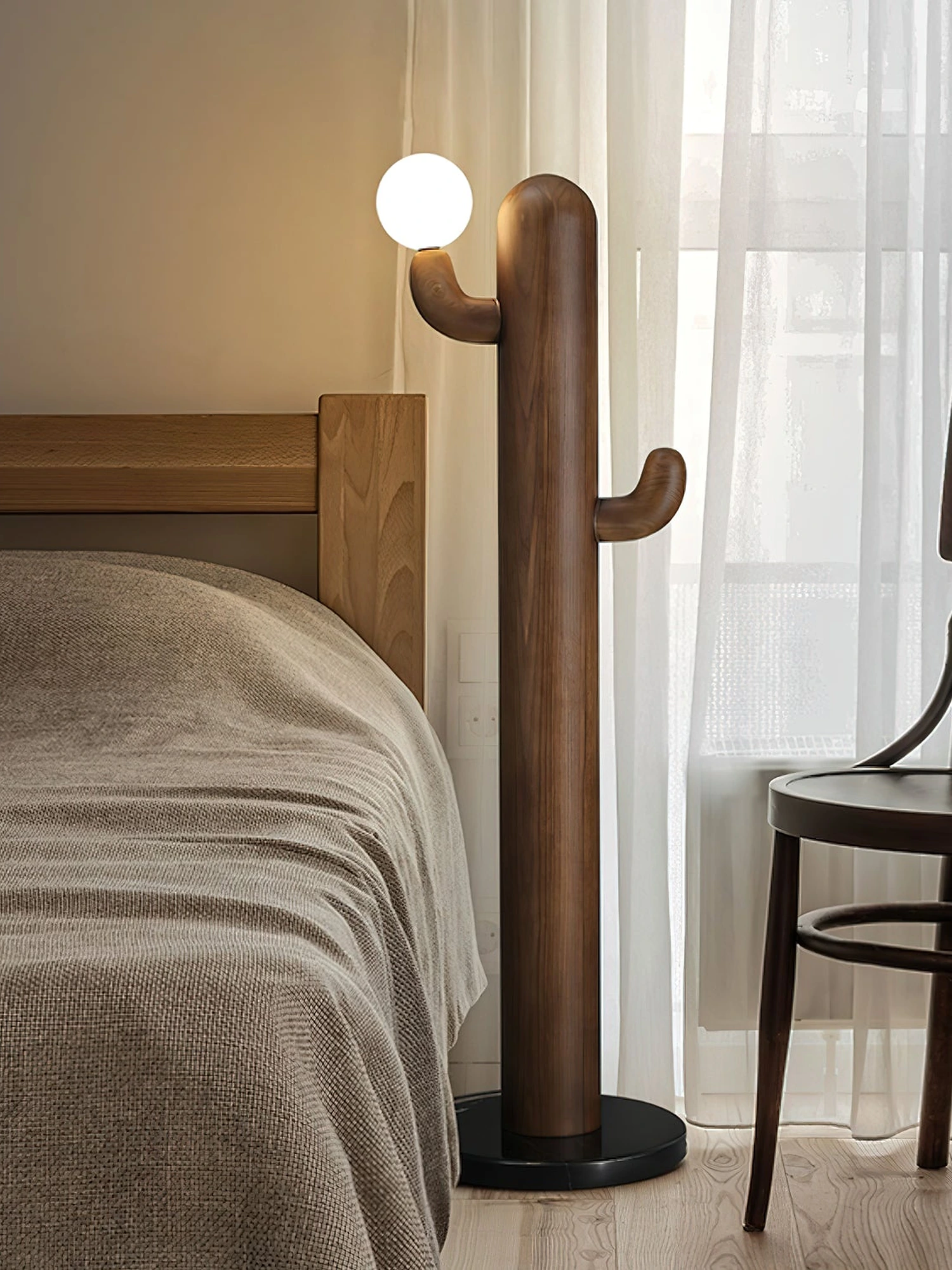 Cactus Wood Floor Lamp - Image 35