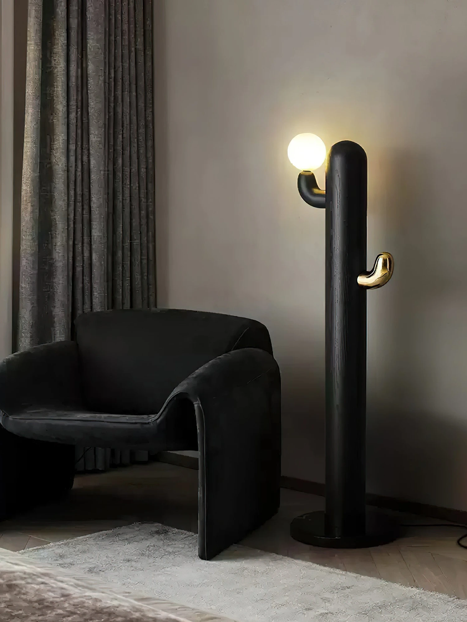Cactus Wood Floor Lamp - Image 37