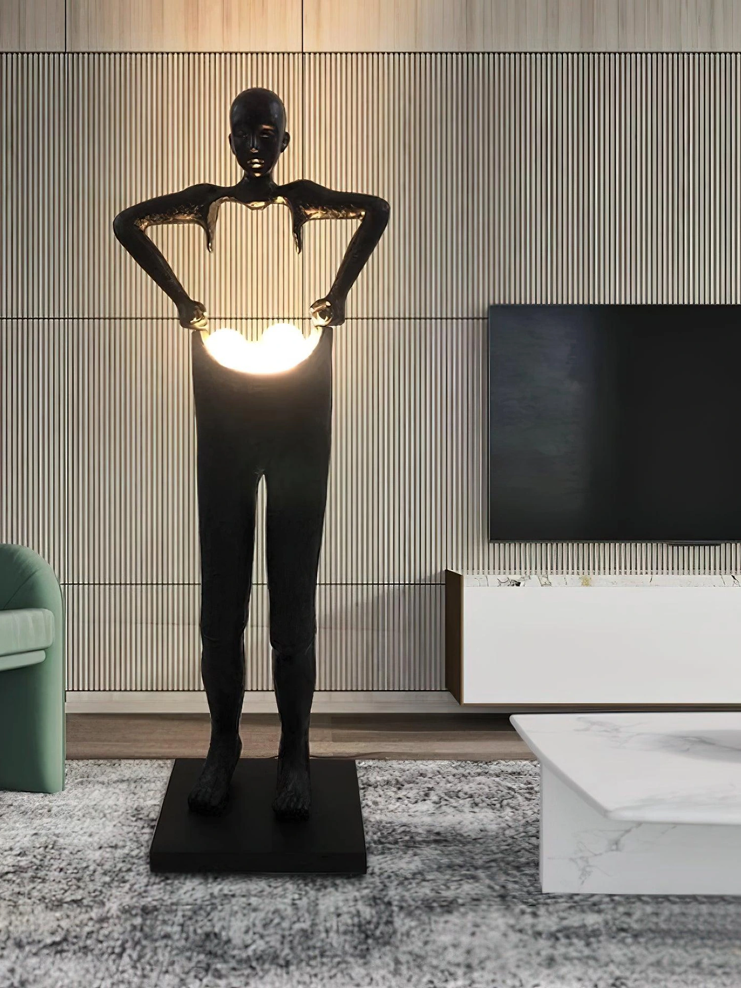Carrier Sculpture Floor Lamp - Image 3