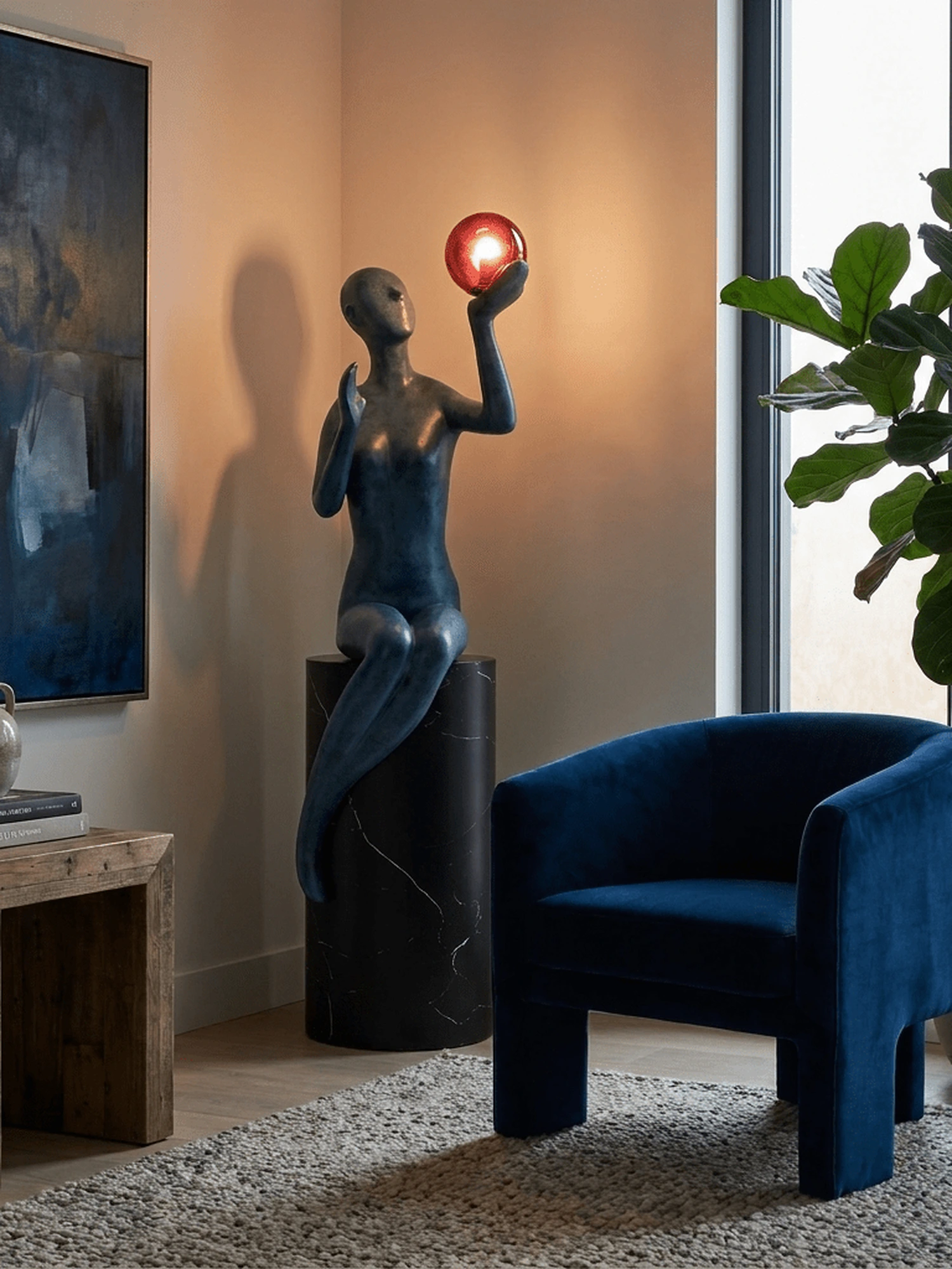 Celeste Poise Sculpture Lamp - Image 3