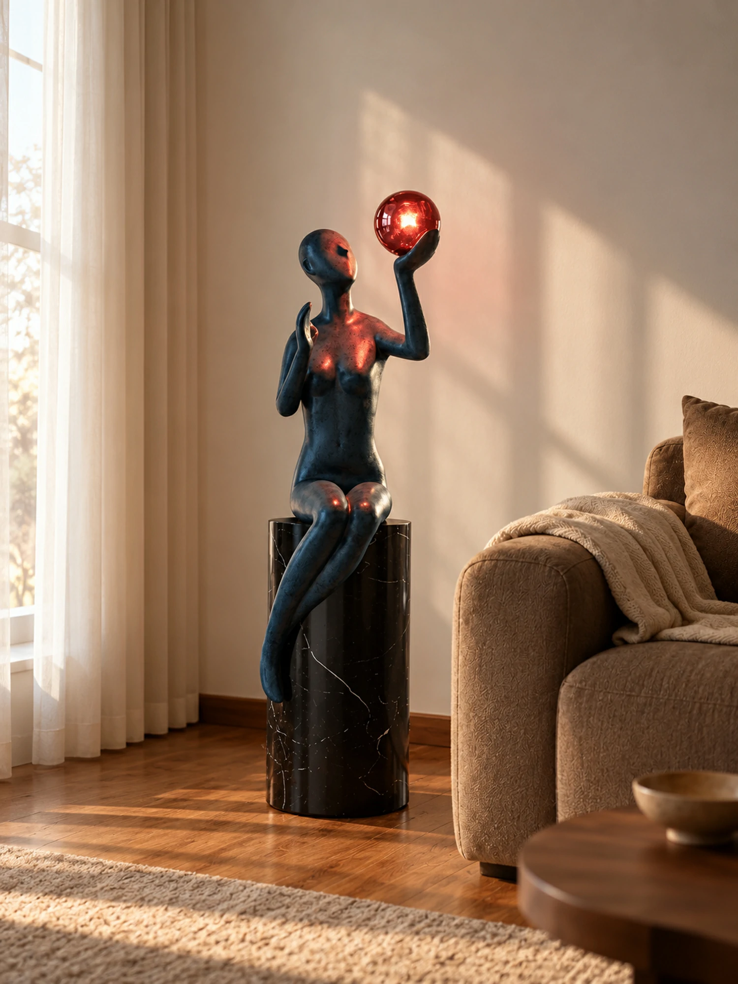 Celeste Poise Sculpture Lamp - Image 7