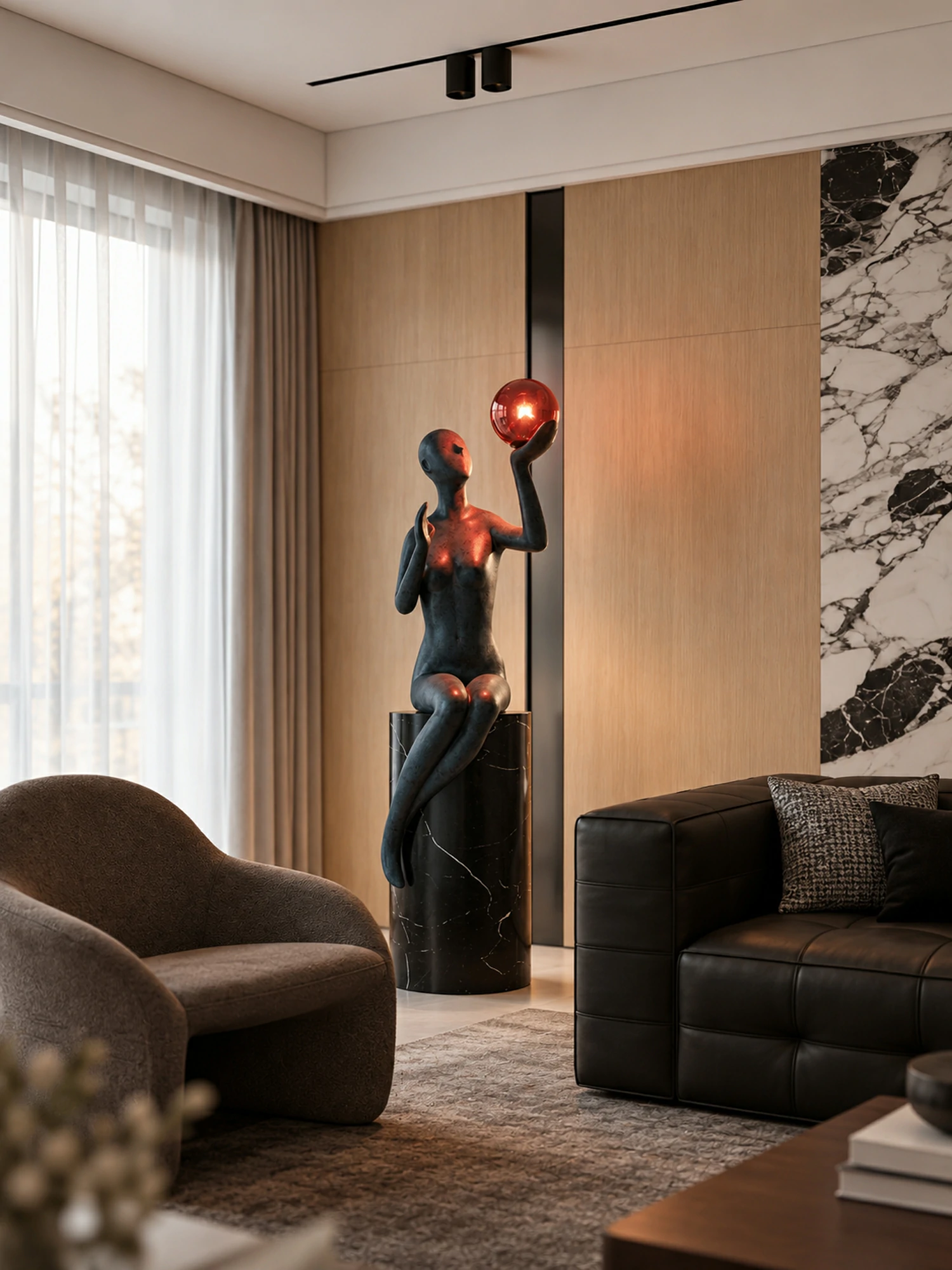 Celeste Poise Sculpture Lamp - Image 8