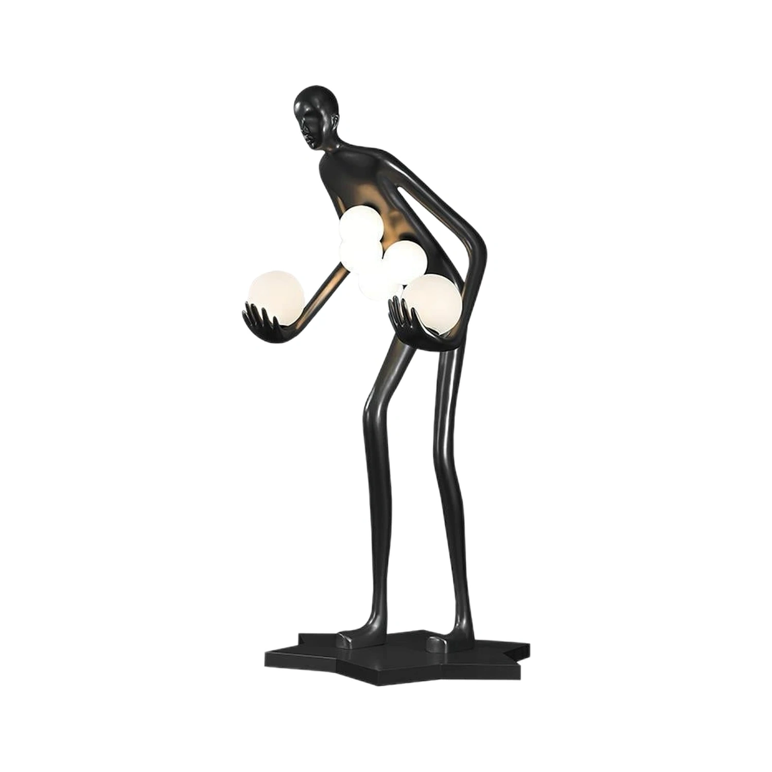 Celestial Guardian Sculpture Floor Lamp