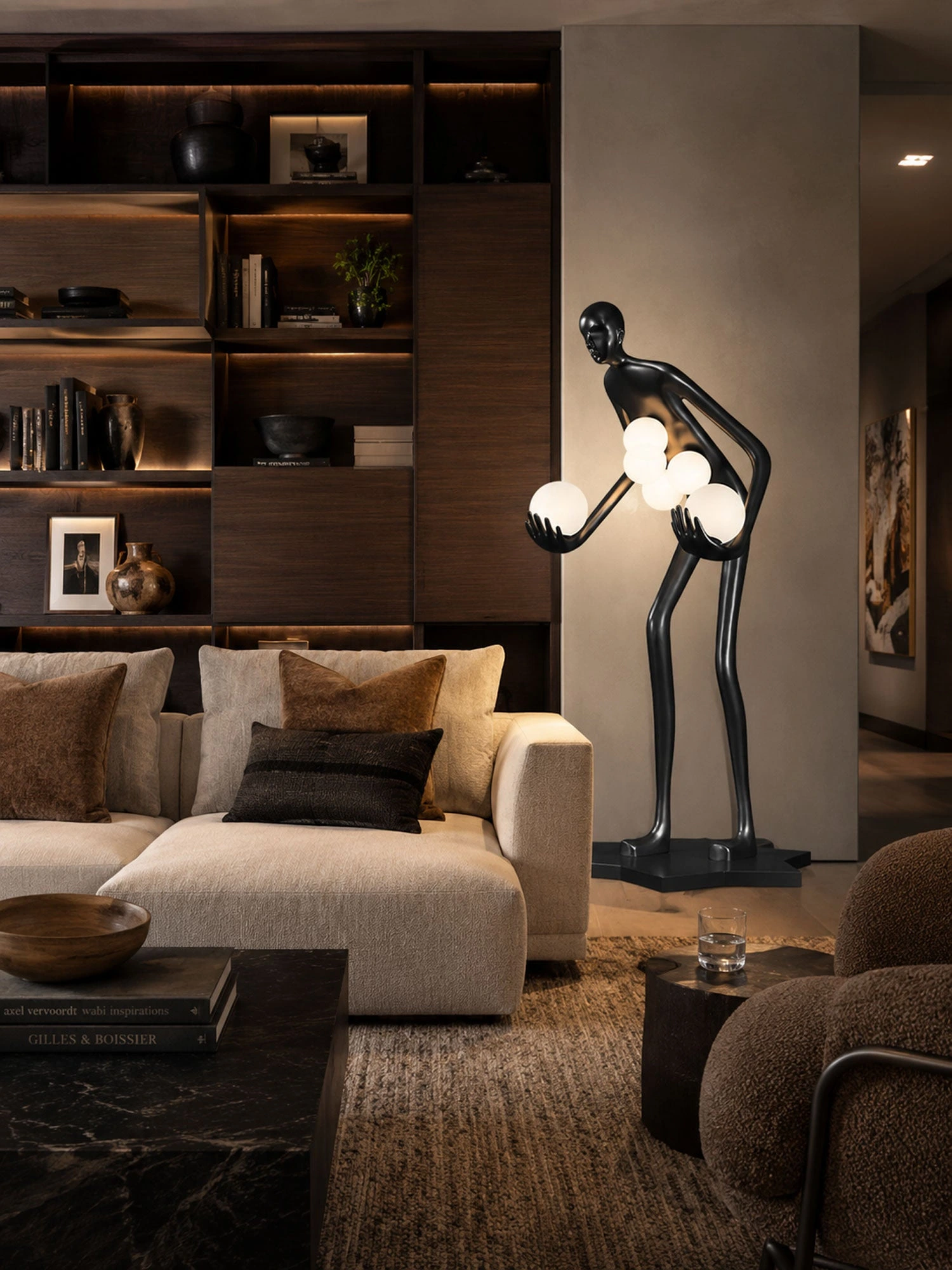 Celestial Guardian Sculpture Floor Lamp - Image 11