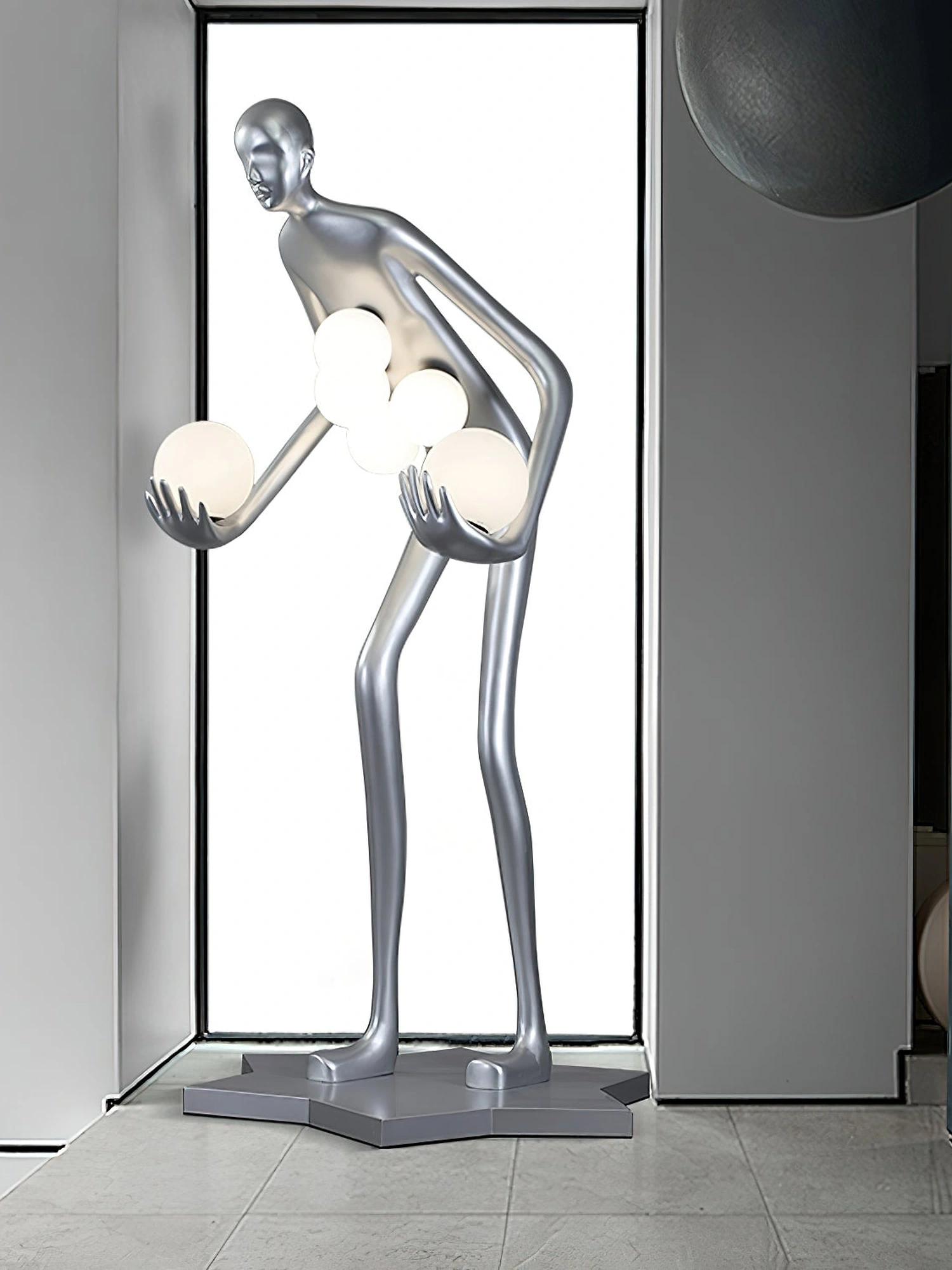 Celestial Guardian Sculpture Floor Lamp - Image 21