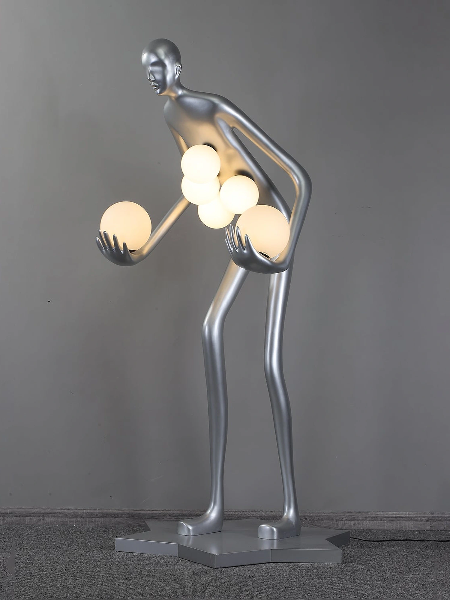 Celestial Guardian Sculpture Floor Lamp - Image 23