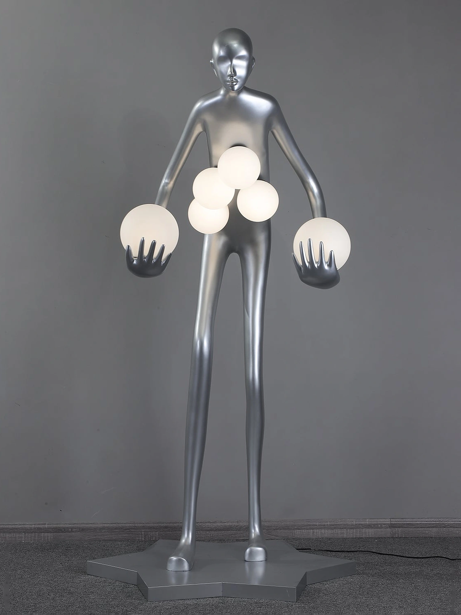 Celestial Guardian Sculpture Floor Lamp - Image 22